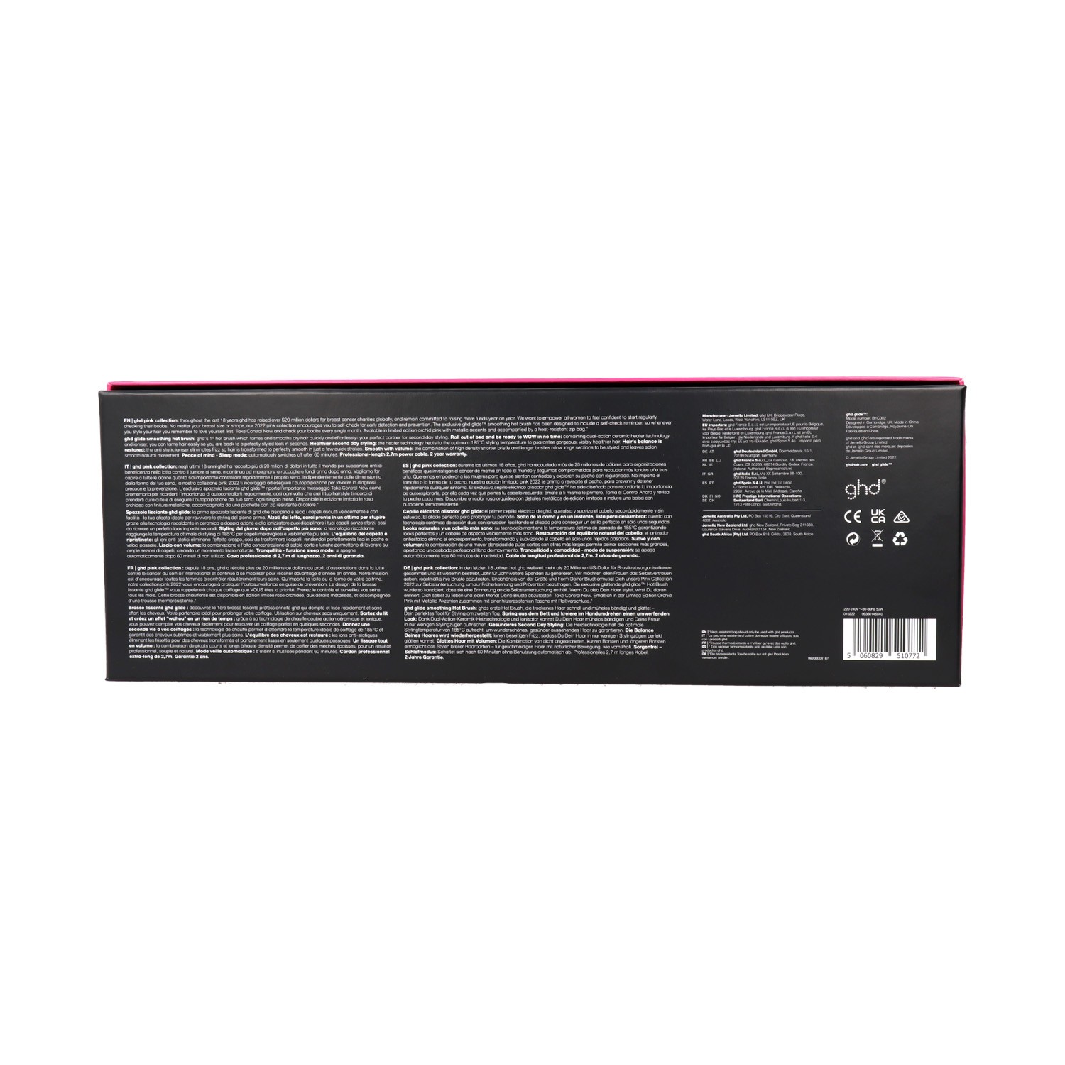 Ghd Glide Smoothing Take Control Now Pink Cepillo