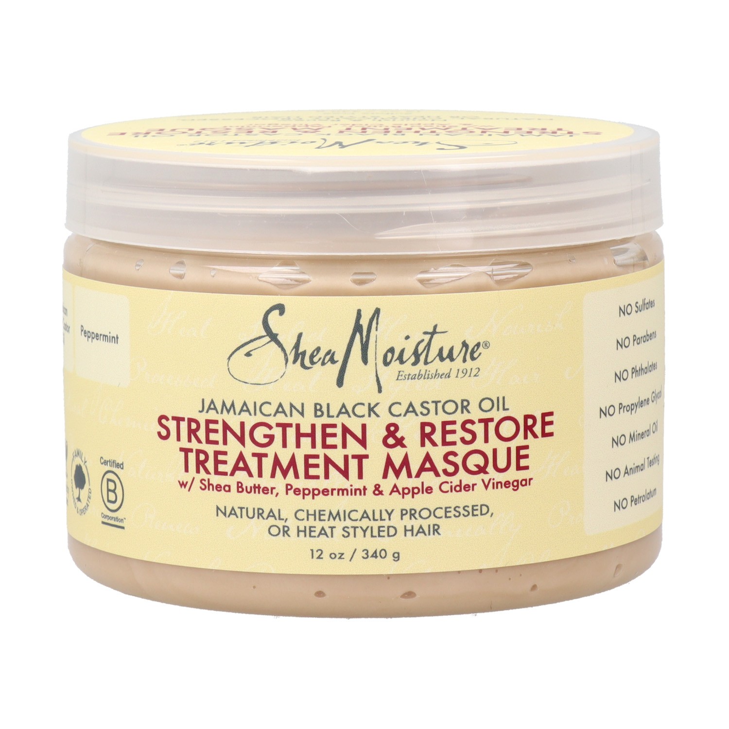 Shea Moisture Jamaican Black Castor Oil Máscara 340 gr