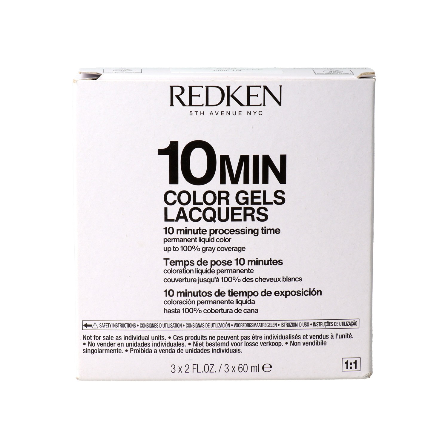 Redken Color Gels Lacquers 8NN (8.00) 10 Min 3 X 60 ml