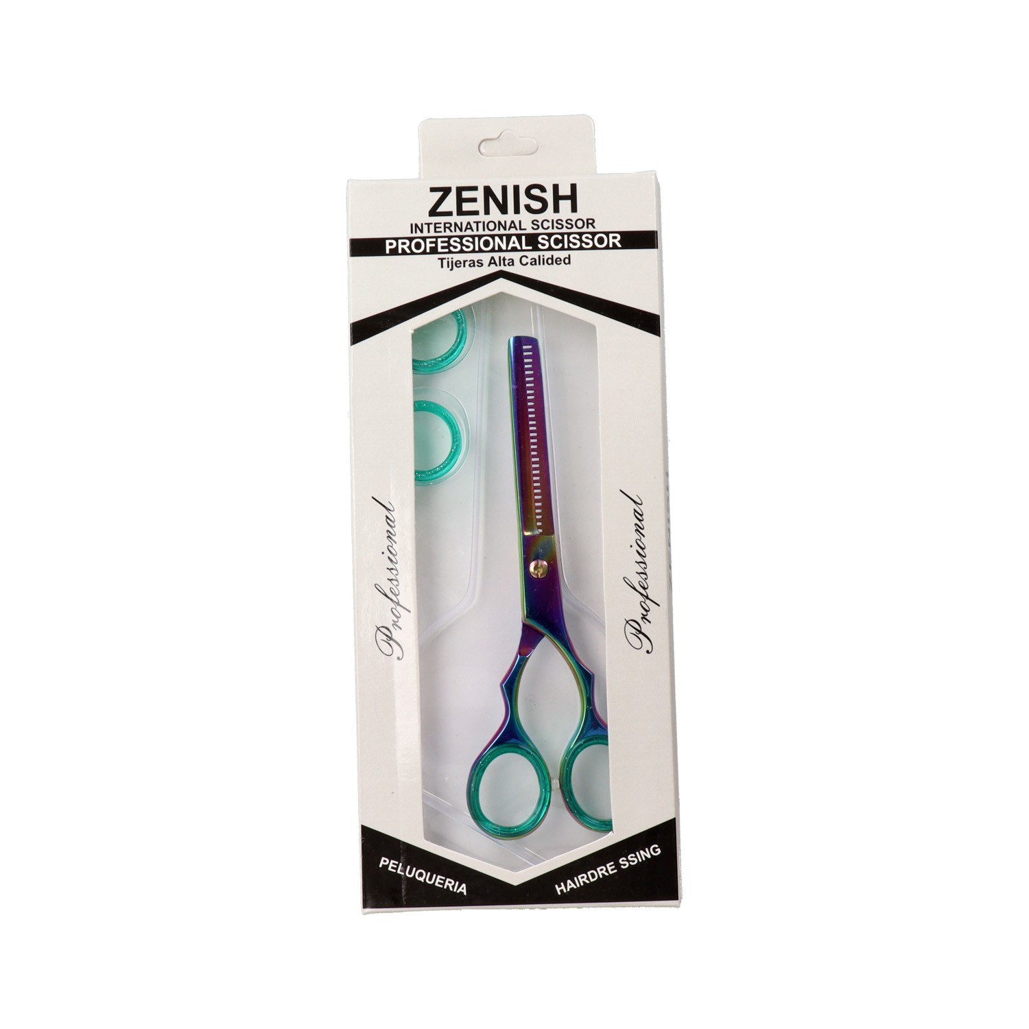 Ciseaux à dents multiples en métal Zenish Professional 6"