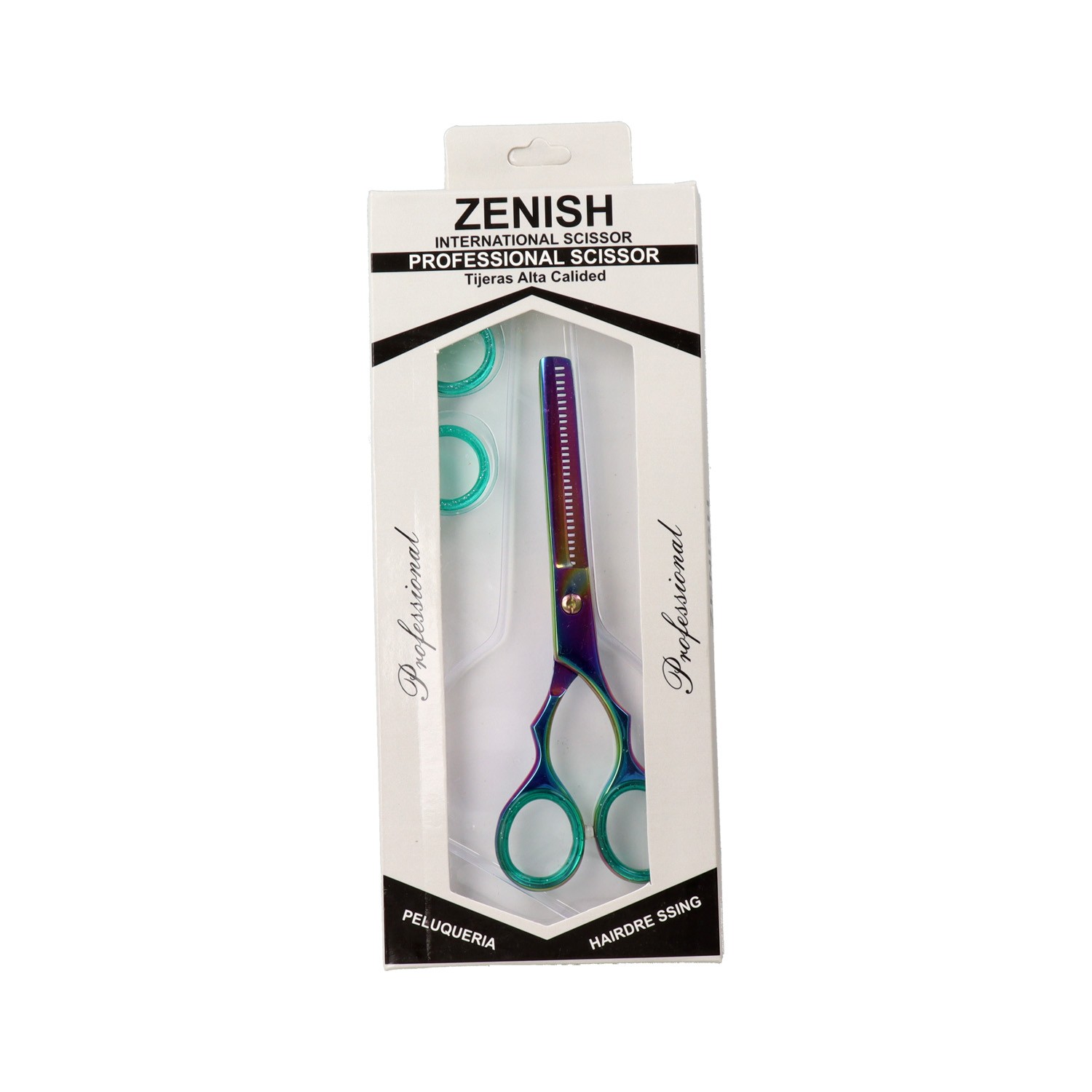 Zenish Tijera Profesional Metal Multi Dentada 6"