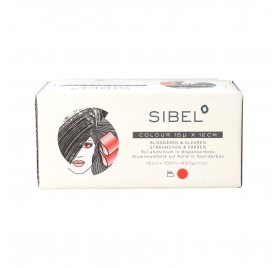 Sinelco Sibel High Light Papel Aluminio Rojo 15 X 12 X 100