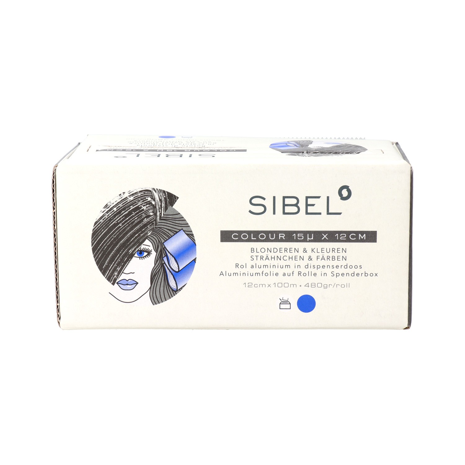 Sinelco Sibel High Light Blue Aluminum Foil 15 X 12 X 100