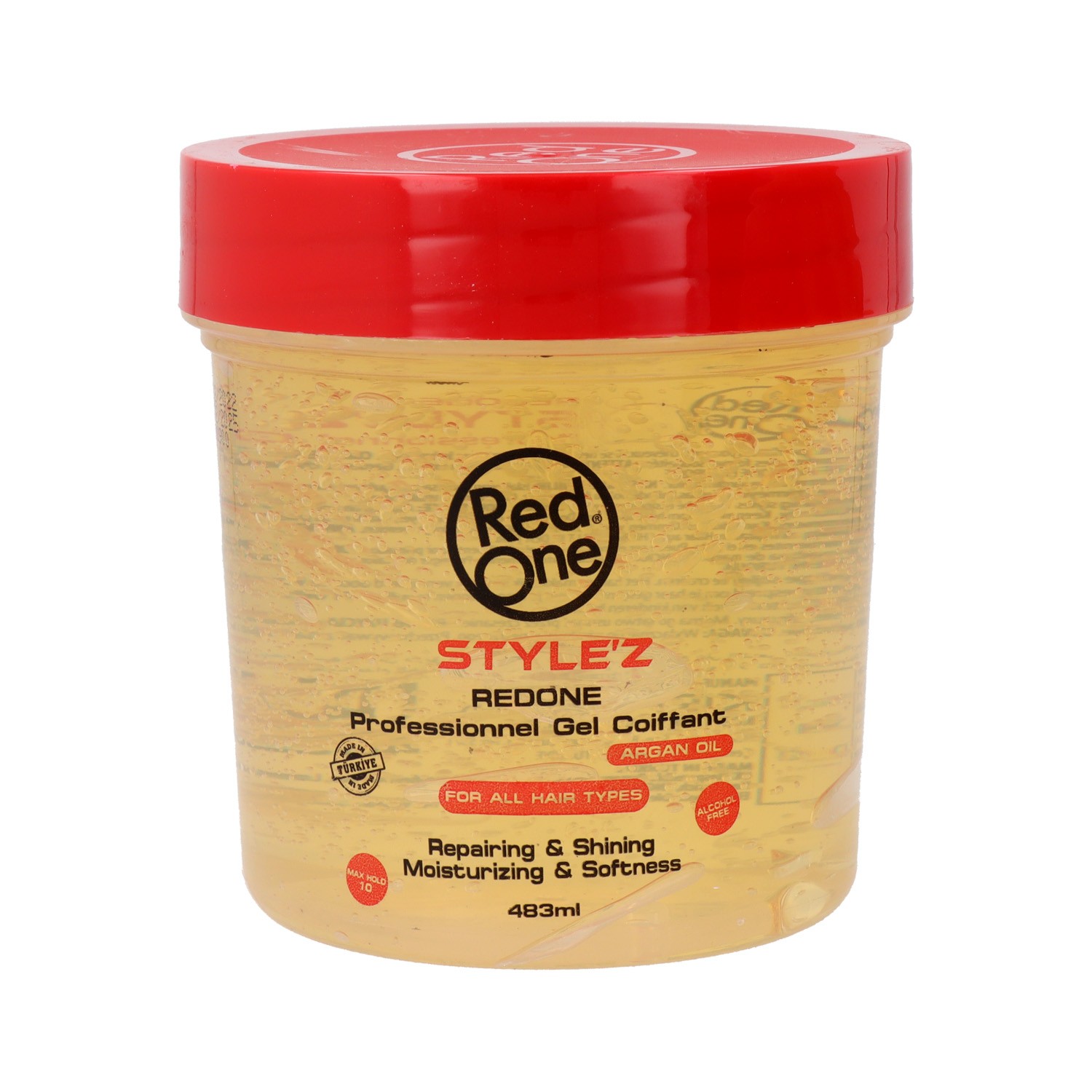 Red One Gel Fijador Argan Oil 483 ml