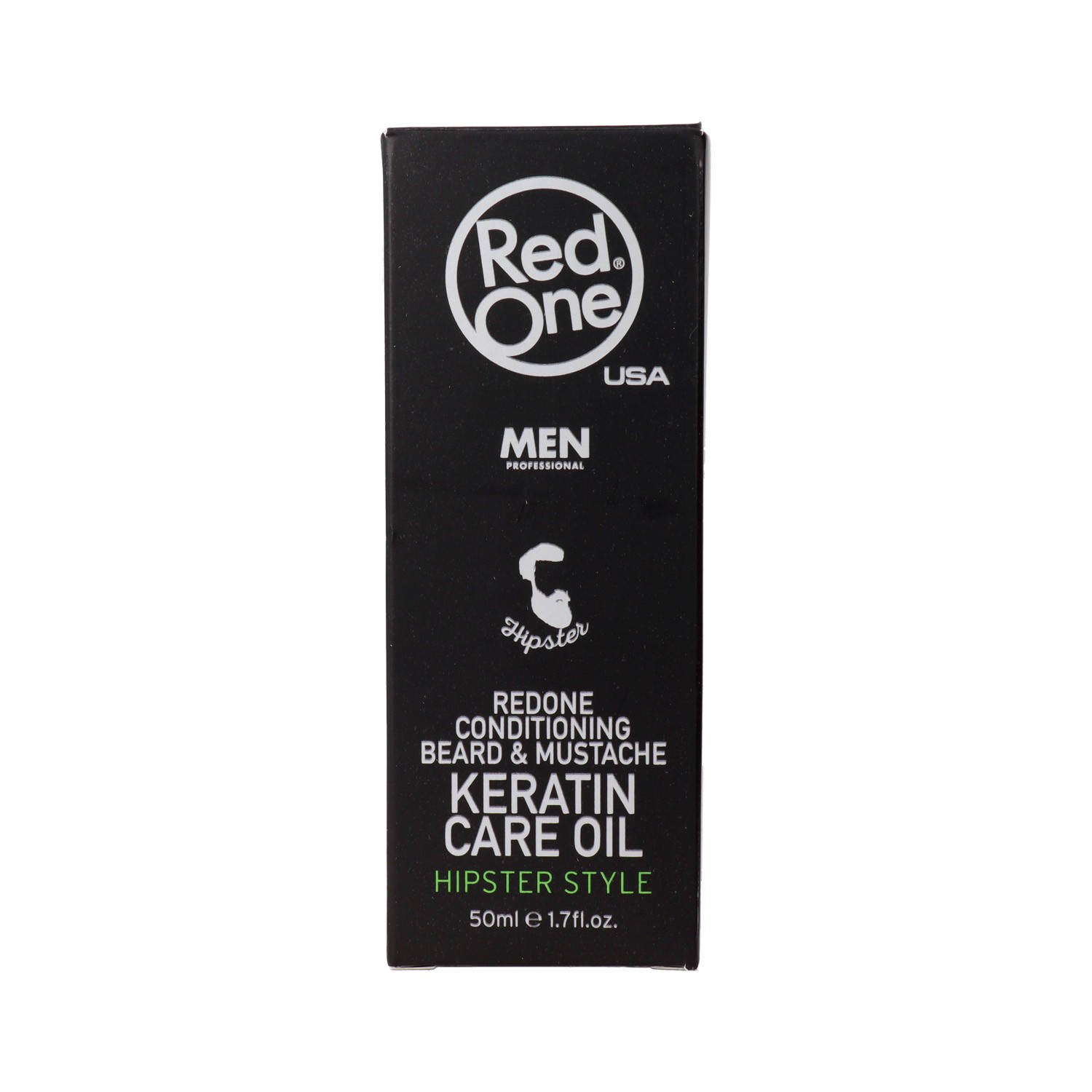 Óleo de barba de bigode de queratina Red One 50 ml