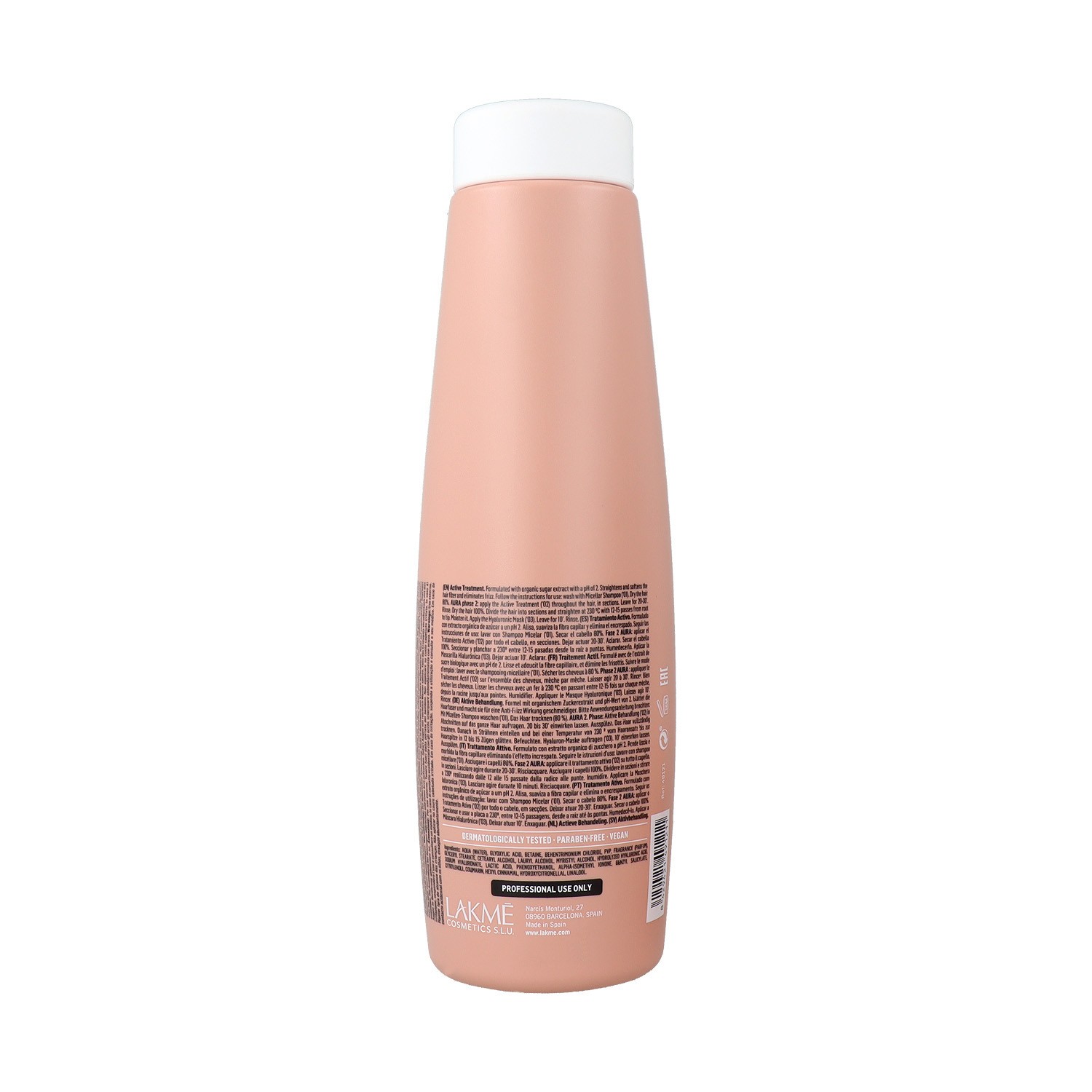 Lakme Aura The First Vegan Fase 02 Active Tratamiento 1000 ml