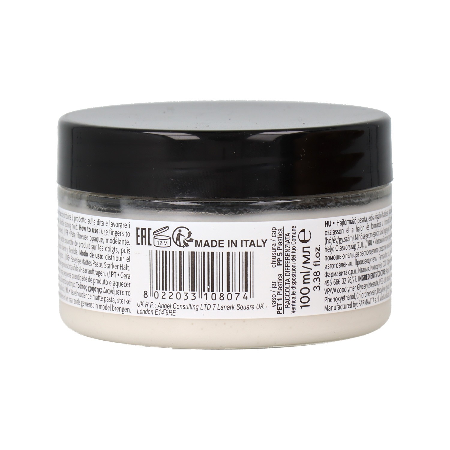 Farmavita Hd Lifestyle Matte Fiber Paste 100 ml