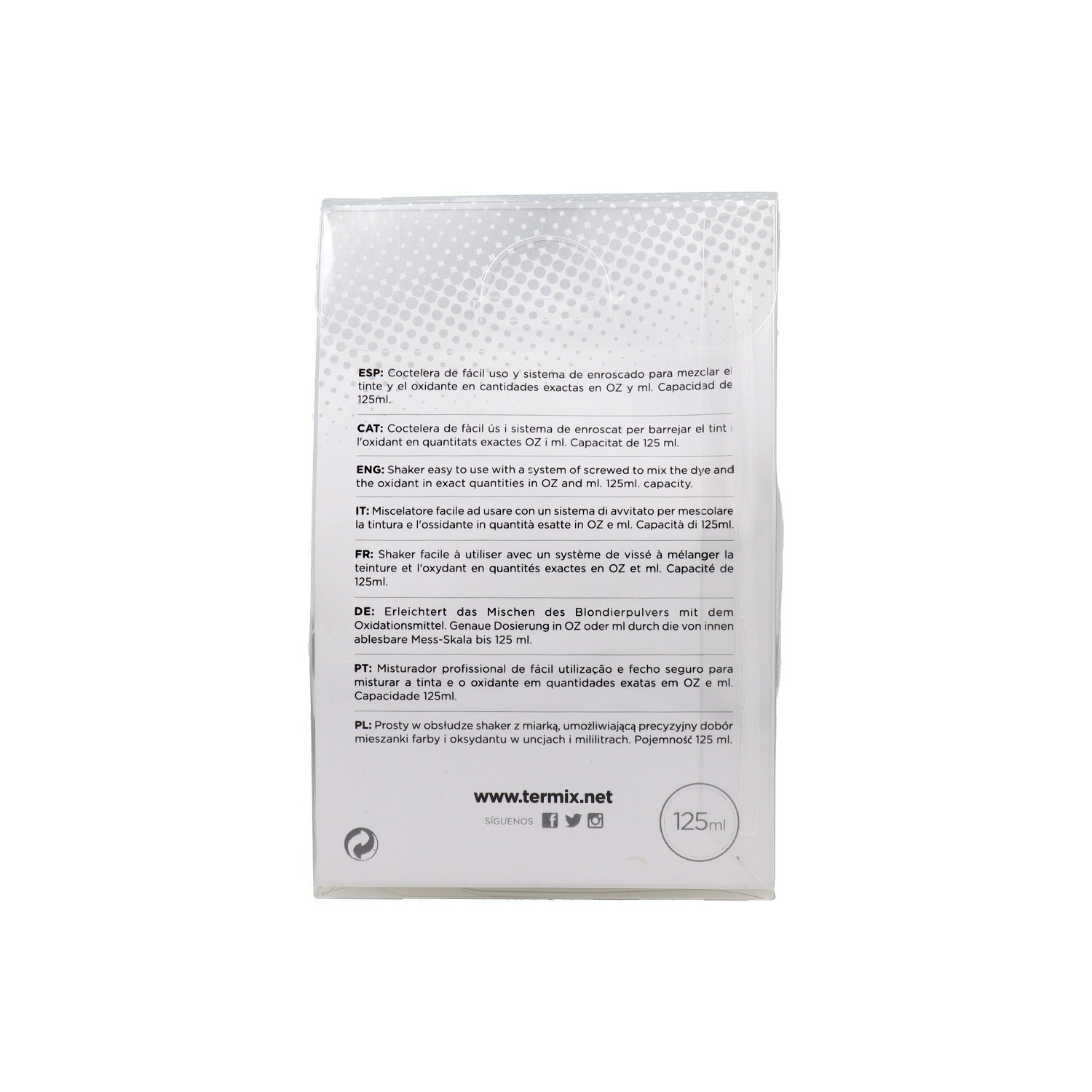 Termix Coctelera Negra Pequeña