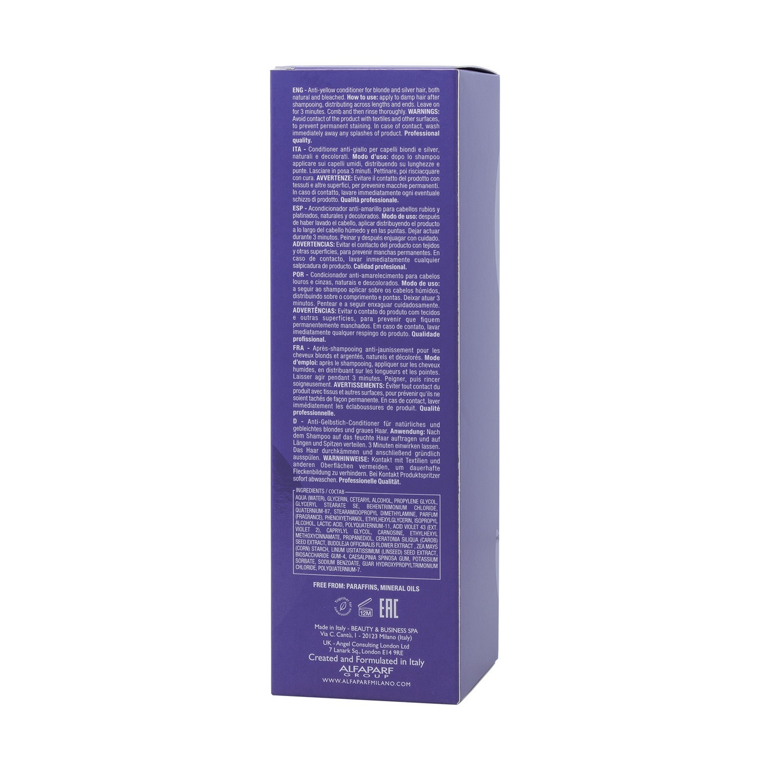 Alfaparf Semi di Lino Blonde Acondicionador Anti-Amarillo 200 ml