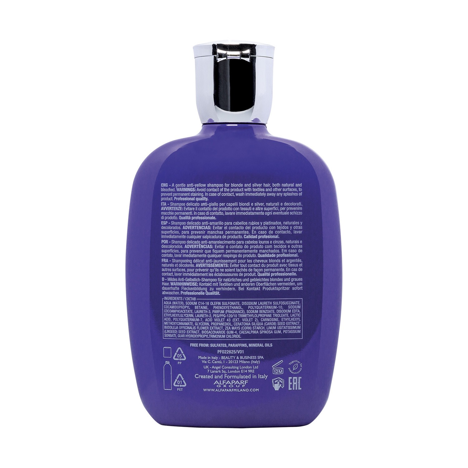 Alfaparf Semi di Lino Blonde Delicate Anti-Yellow Shampoo 250 ml