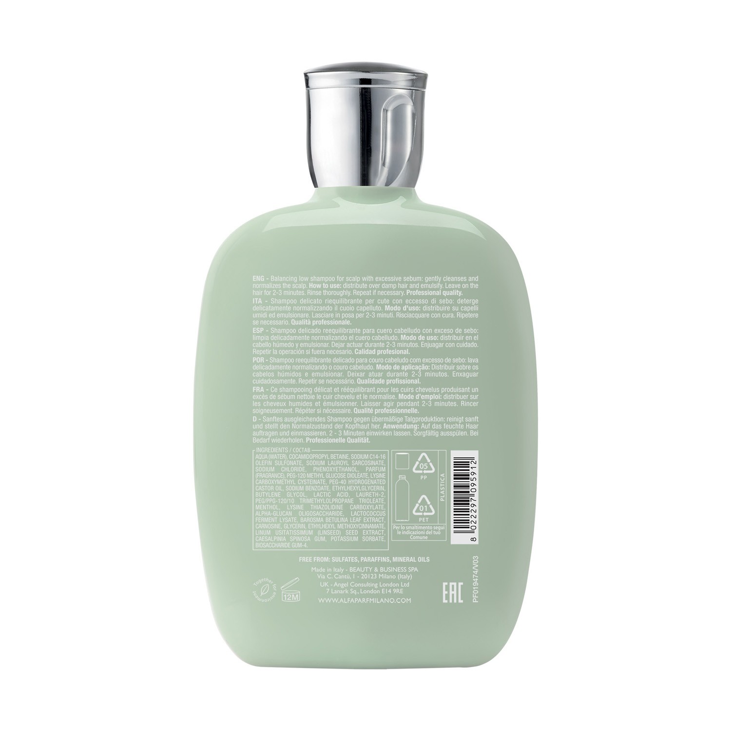 Alfaparf Semi Di Lino Scalp Renew Balancing Champú 250 ml