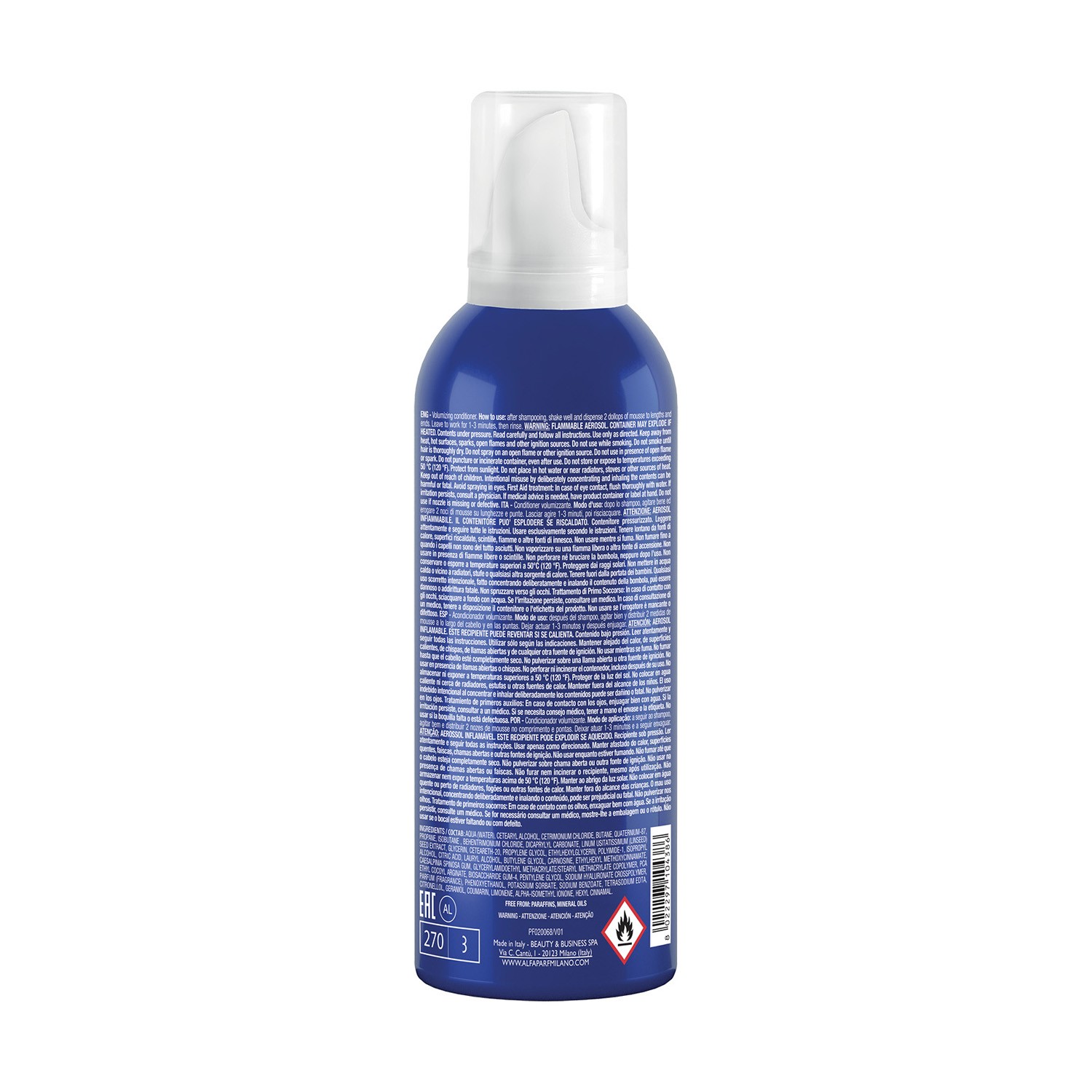 Alfaparf Semi Di Lino Volume Acondicionador en Mousse Voluminizador 200 ml