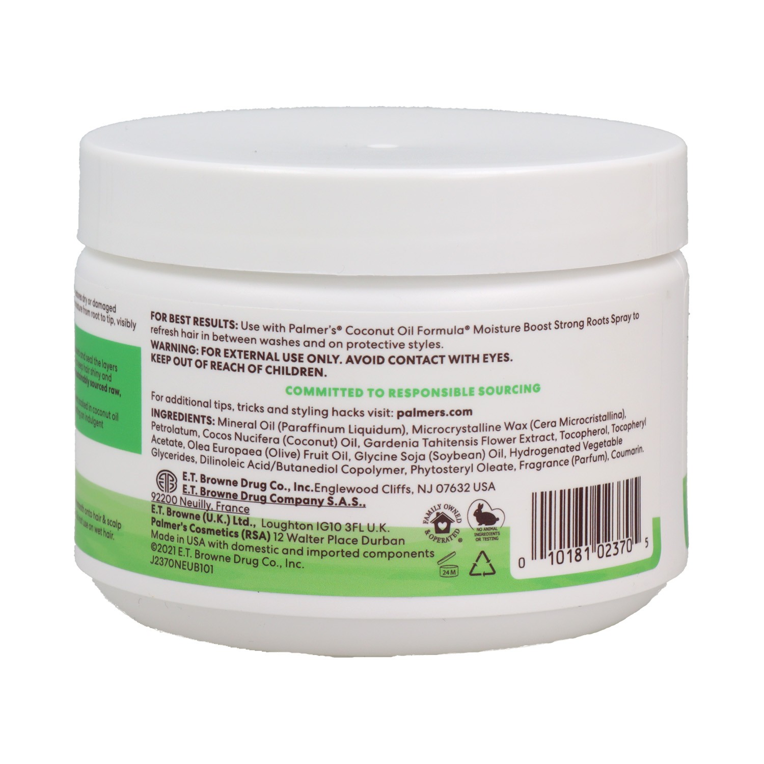 Palmers Coconut Oil Moisture Gro 250g