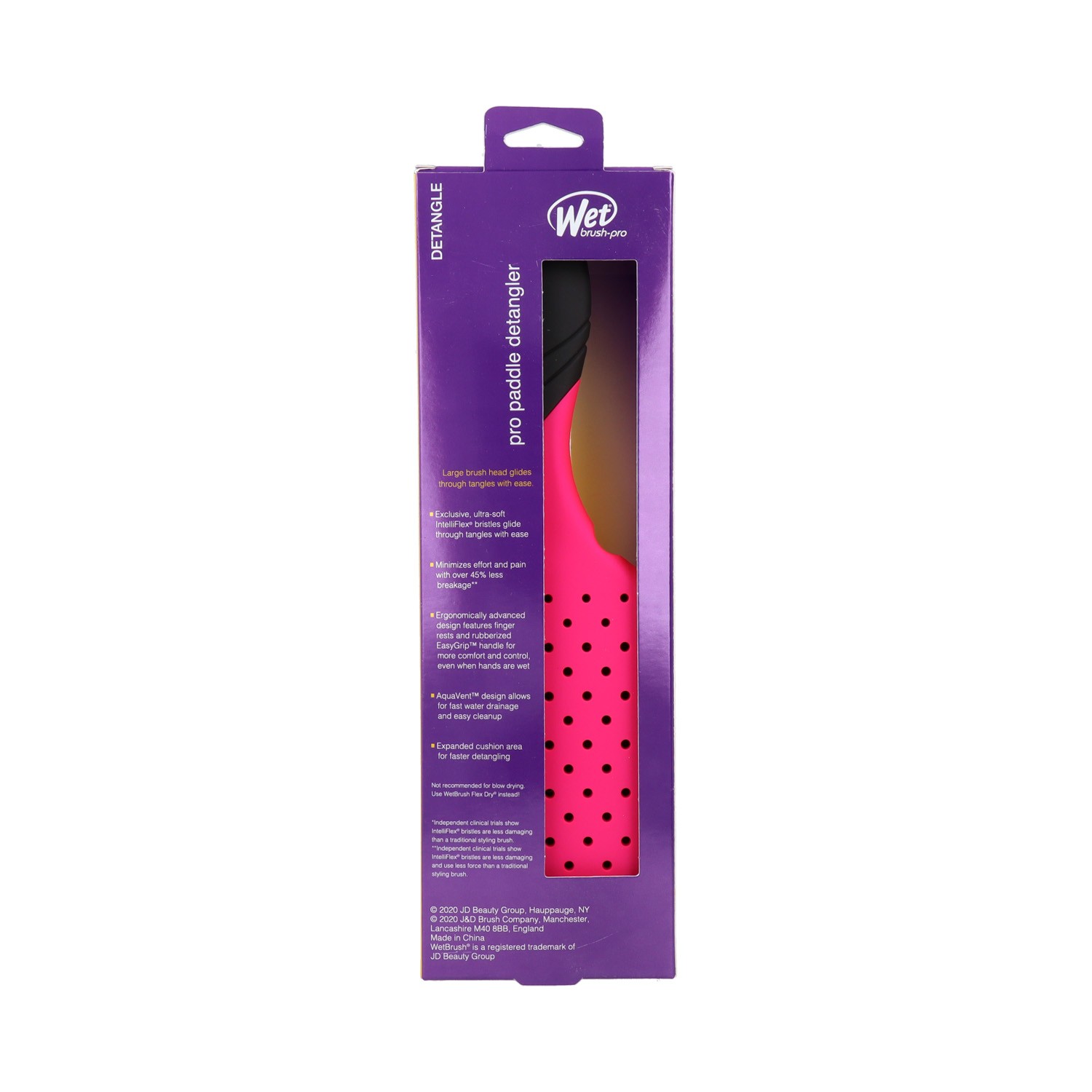 Wet Brush Pro Cepillo Pro Paddle Detangler Pink