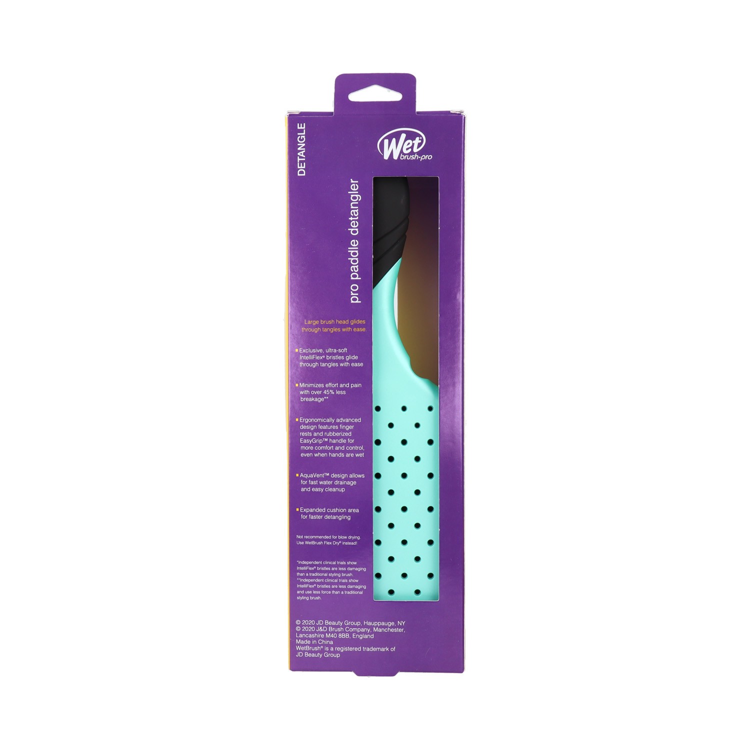 Wet Brush Pro Cepillo Pro Paddle Detangler Blue