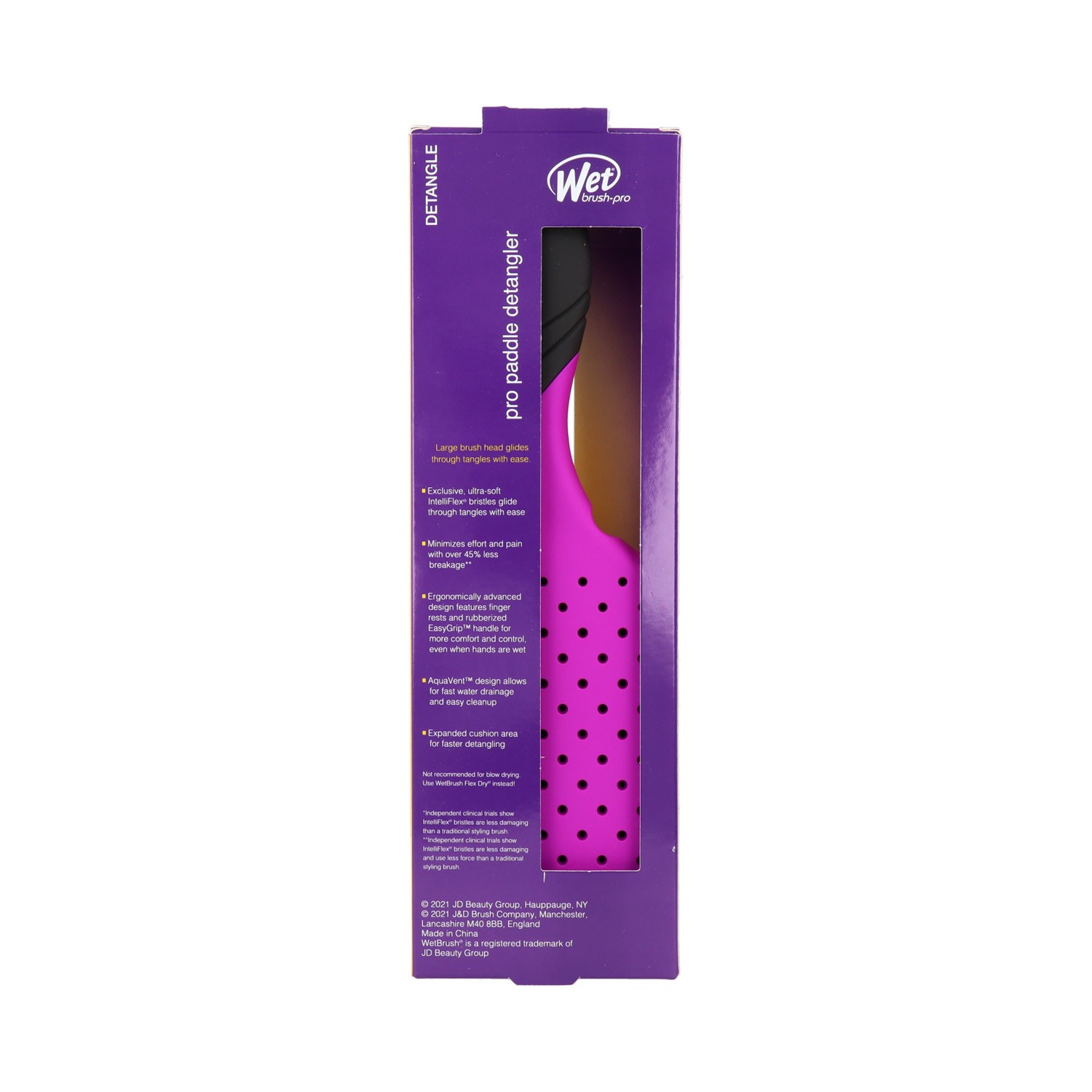 Wet Brush Pro Cepillo Pro Paddle Detangler Purple