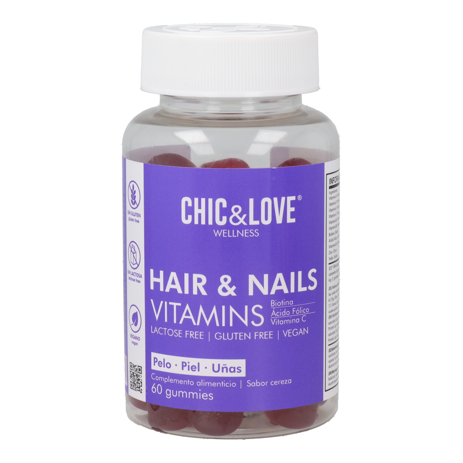 Chic Love Wellness Hair Nails Vitamins 60 U