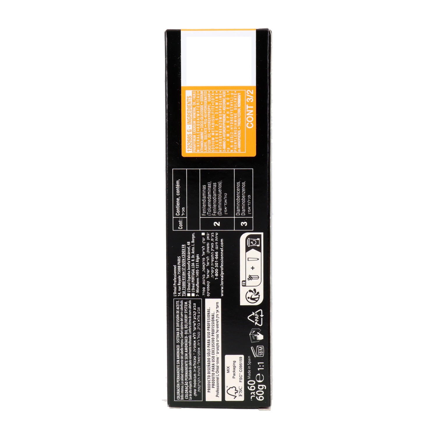 Loreal Inoa Color 7.34 Rubio Dorado Cobrizo 60 gr