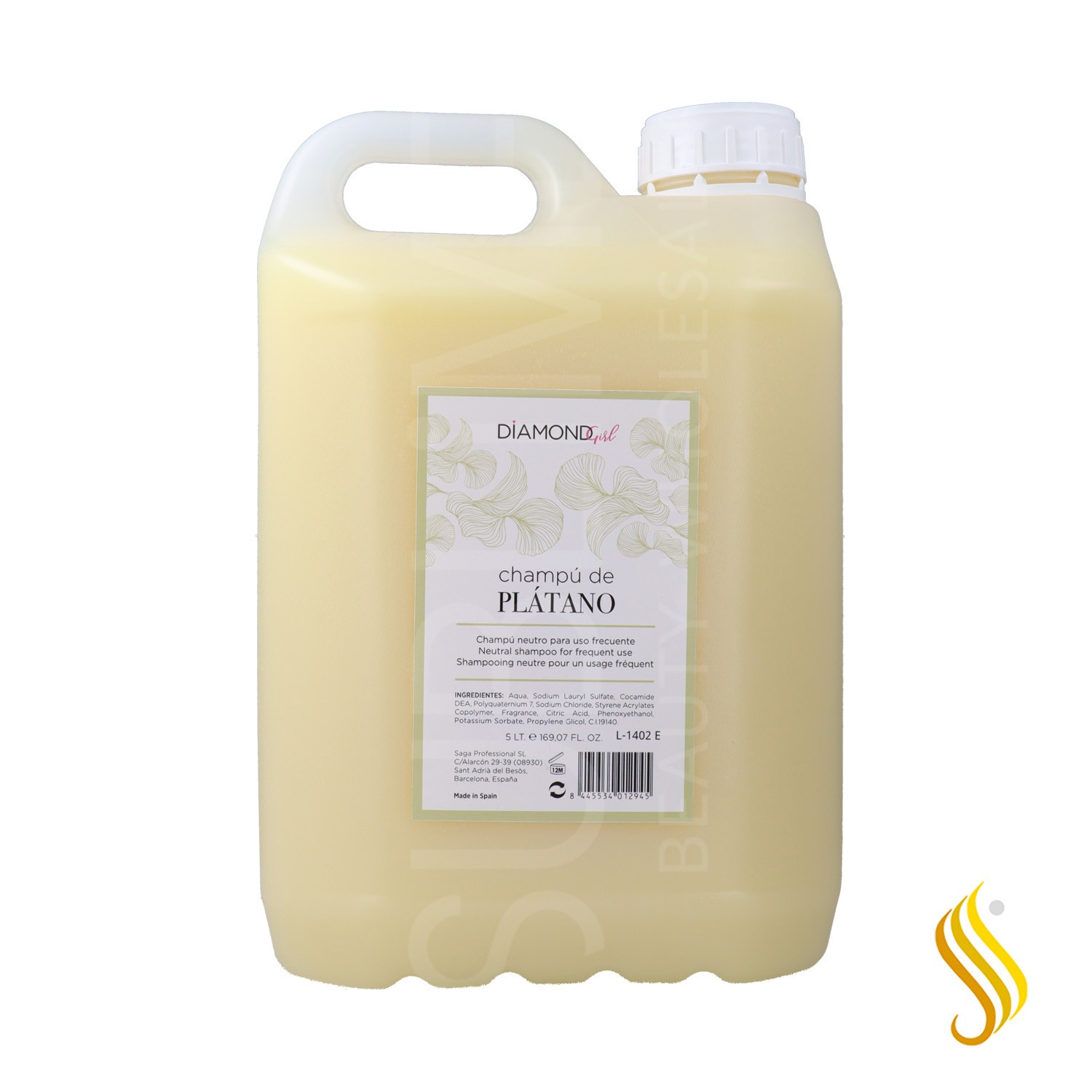 DIAMOND GIRL CHAMPU PLATANO FORMULA MEJORADA 5000 ml