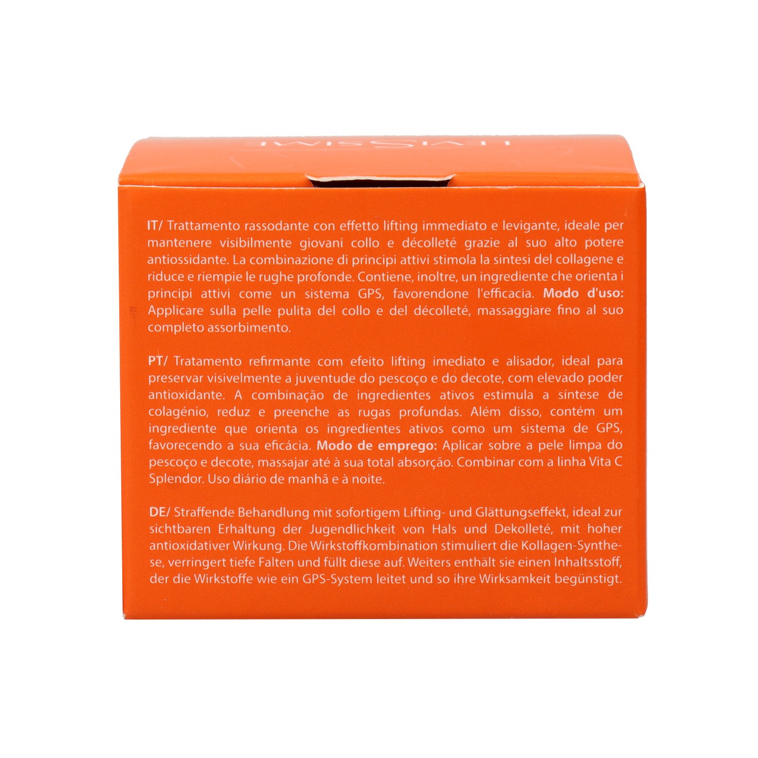 Levissime Lifting Vitamina C Splendor Cuello Y Escote Crema 50 ml