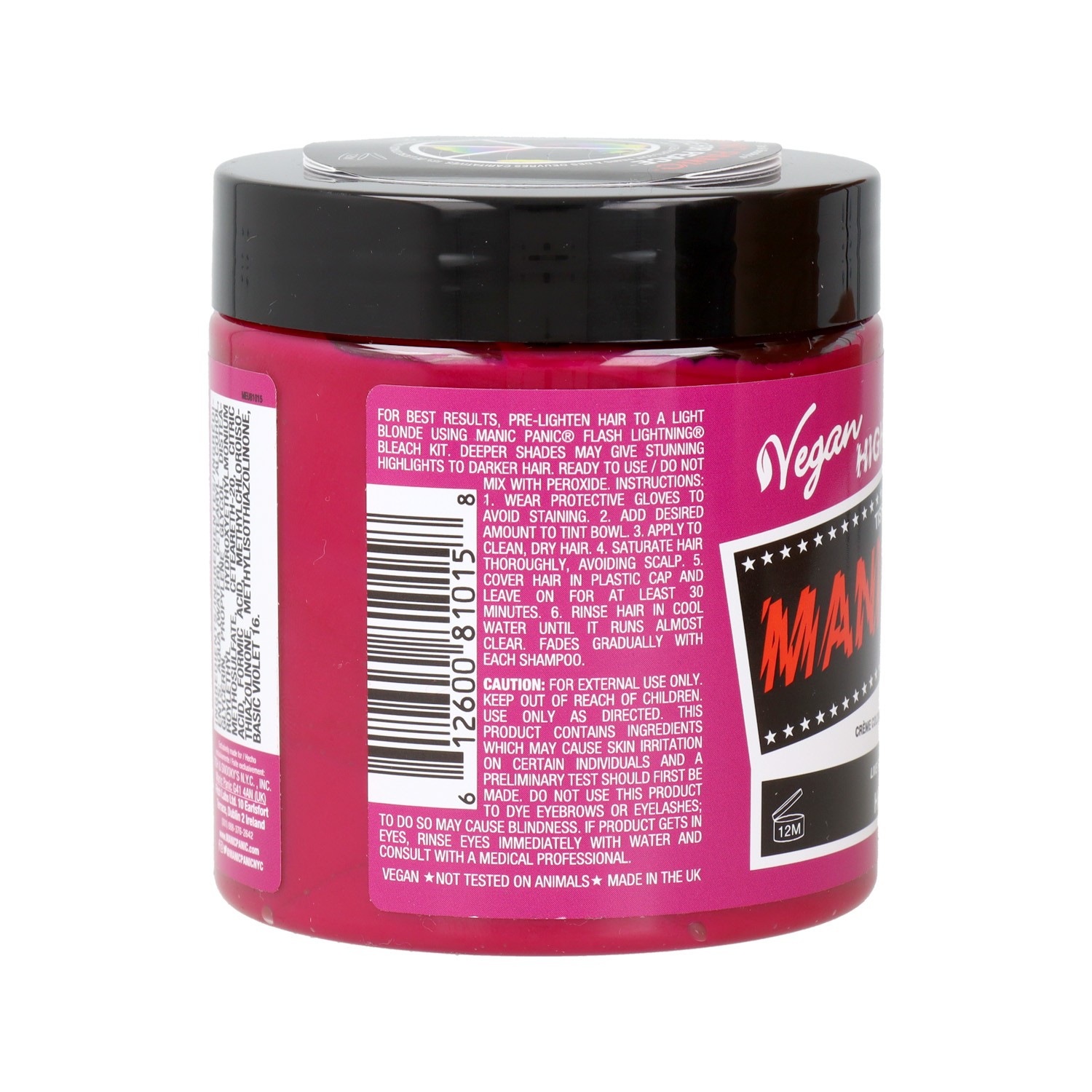 Manic Panic High Voltage Hot Hot Pink Vegan 237 ml