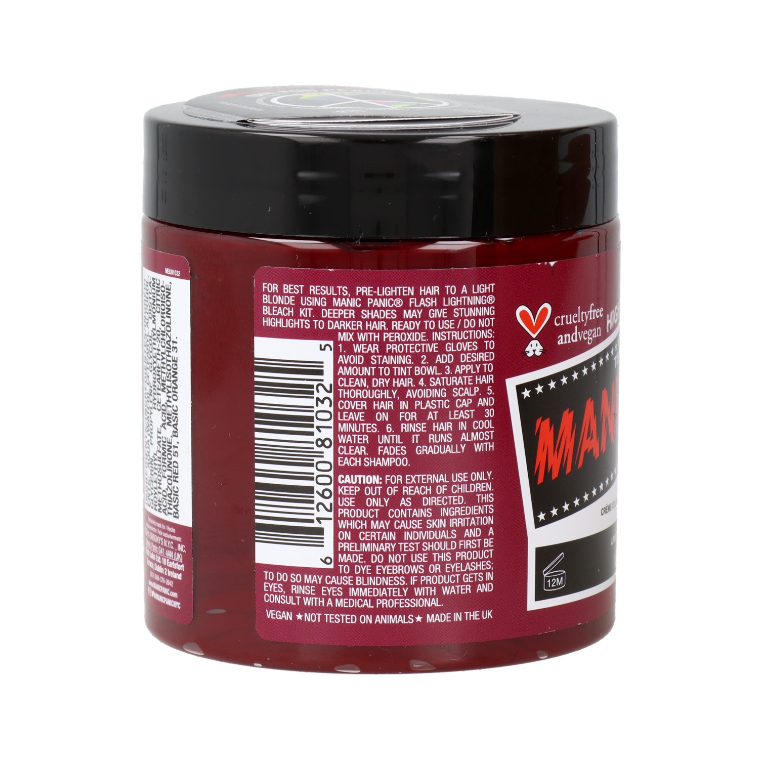 Manic Panic High Voltage Vampire Red Vegan 237 ml