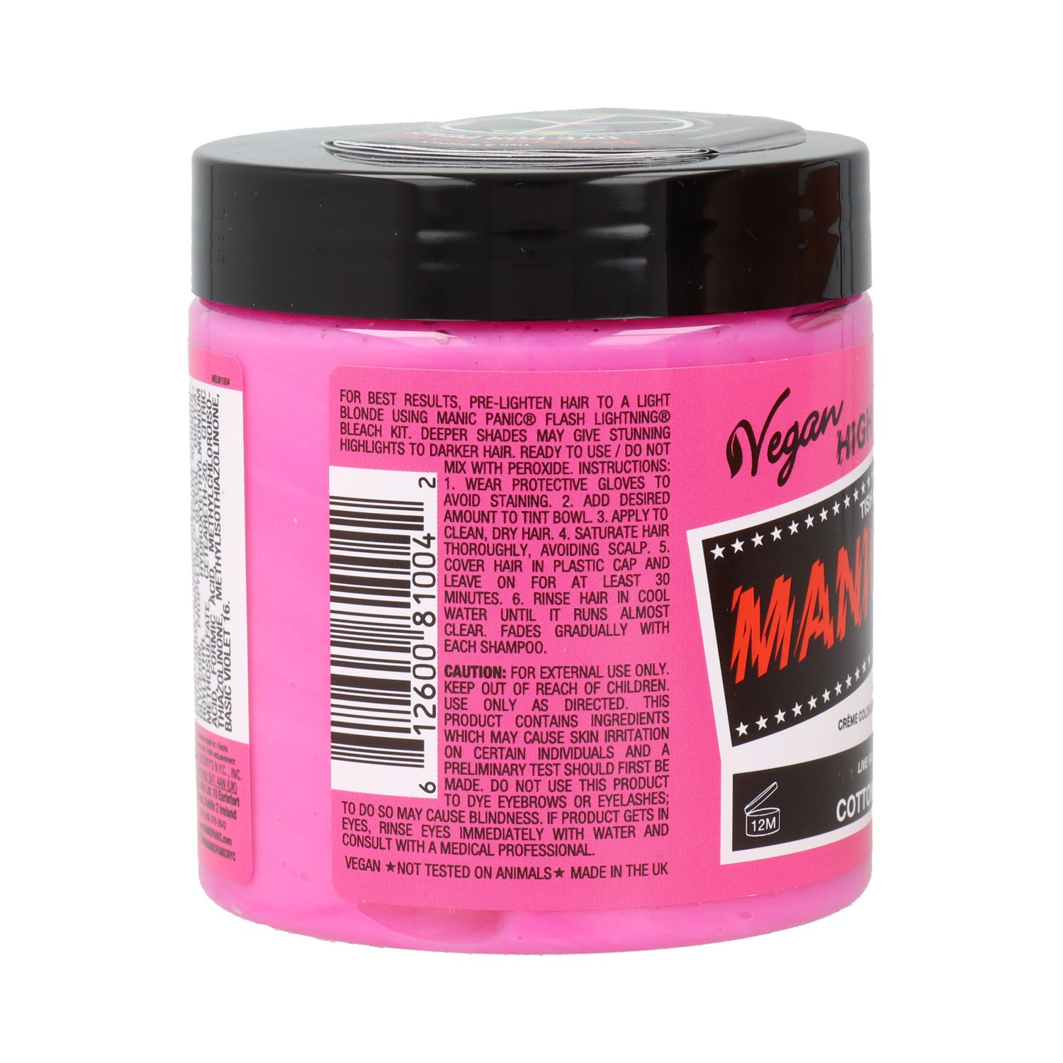 Manic Panic High Voltage Cotton Candy Pink Vegan 237 ml