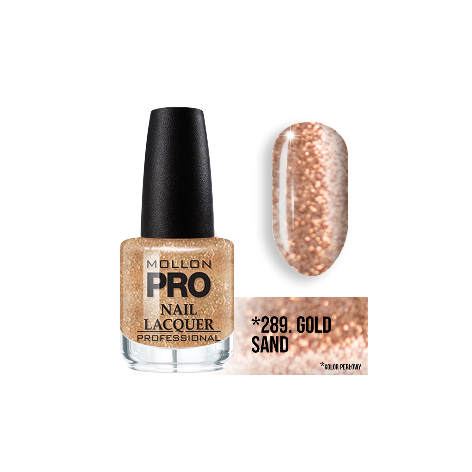 Mollon Pro aushärtender Nagellack Color 289 15ml