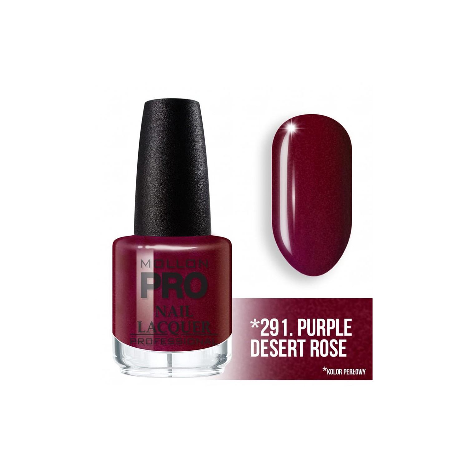 Mollon Pro Hardening Nail Lacquer Color 291 15ml