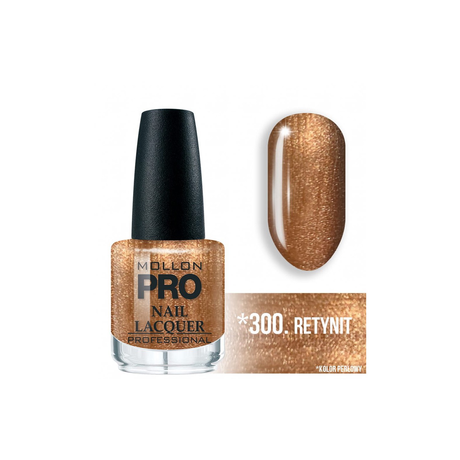 Mollon Pro aushärtender Nagellack Color 300 15ml