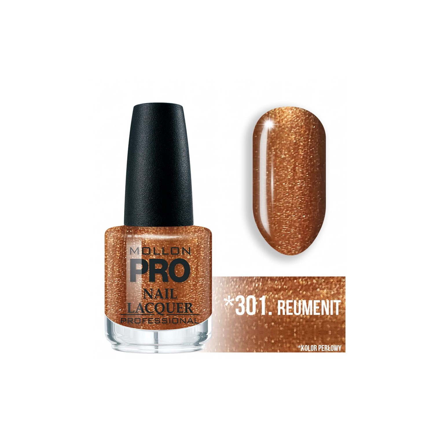 Mollon Pro aushärtender Nagellack Color 301 15ml