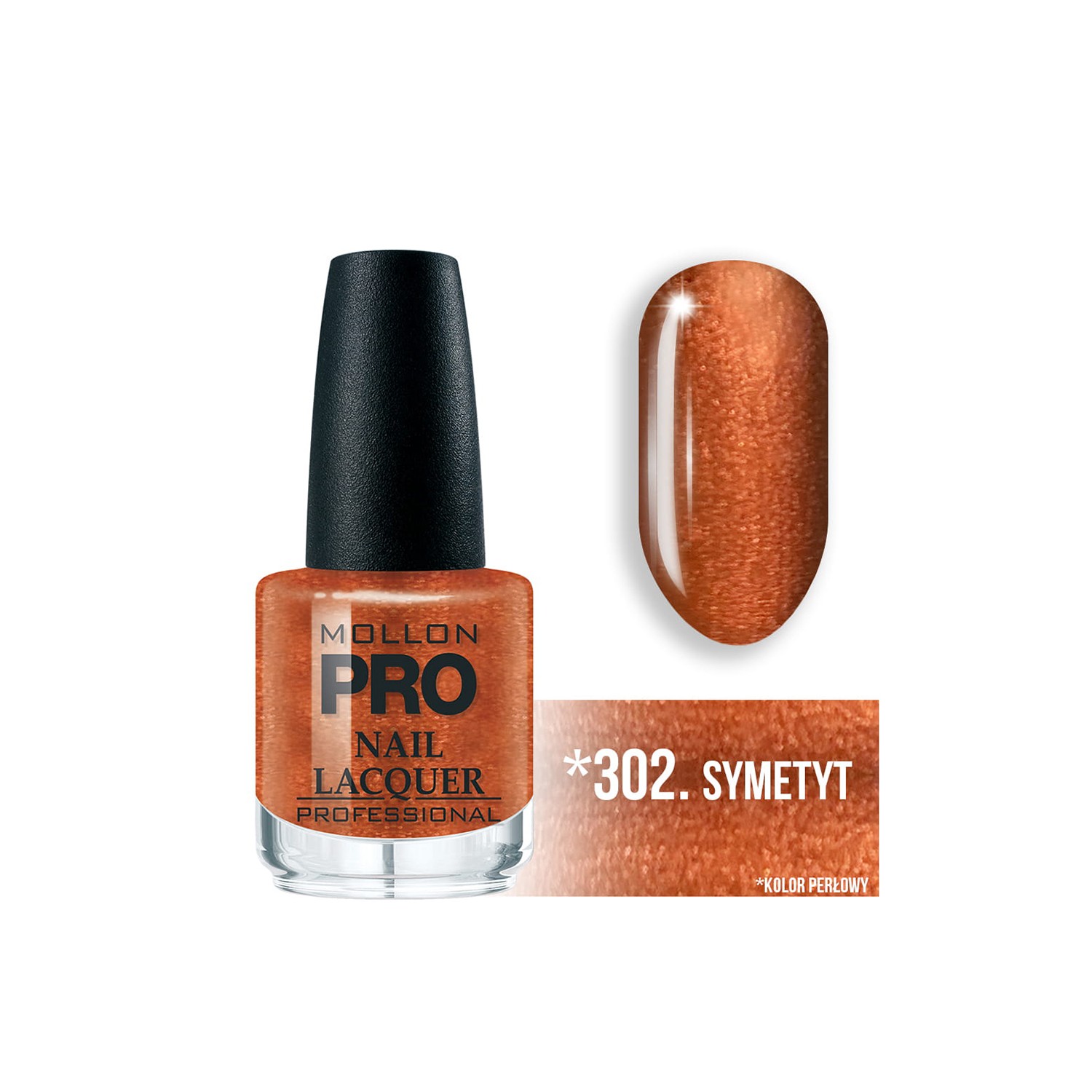 Mollon Pro aushärtender Nagellack Color 302 15ml