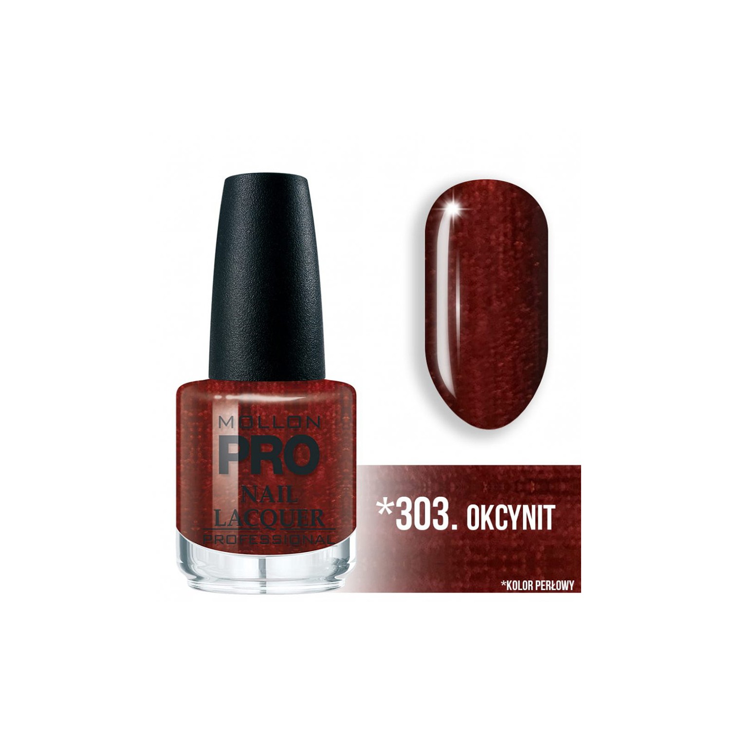 Mollon Pro Hardening Nail Lacquer Color 303 15ml