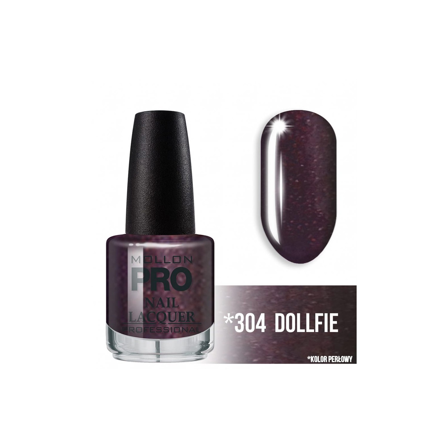 Mollon Pro aushärtender Nagellack Color 304 15ml