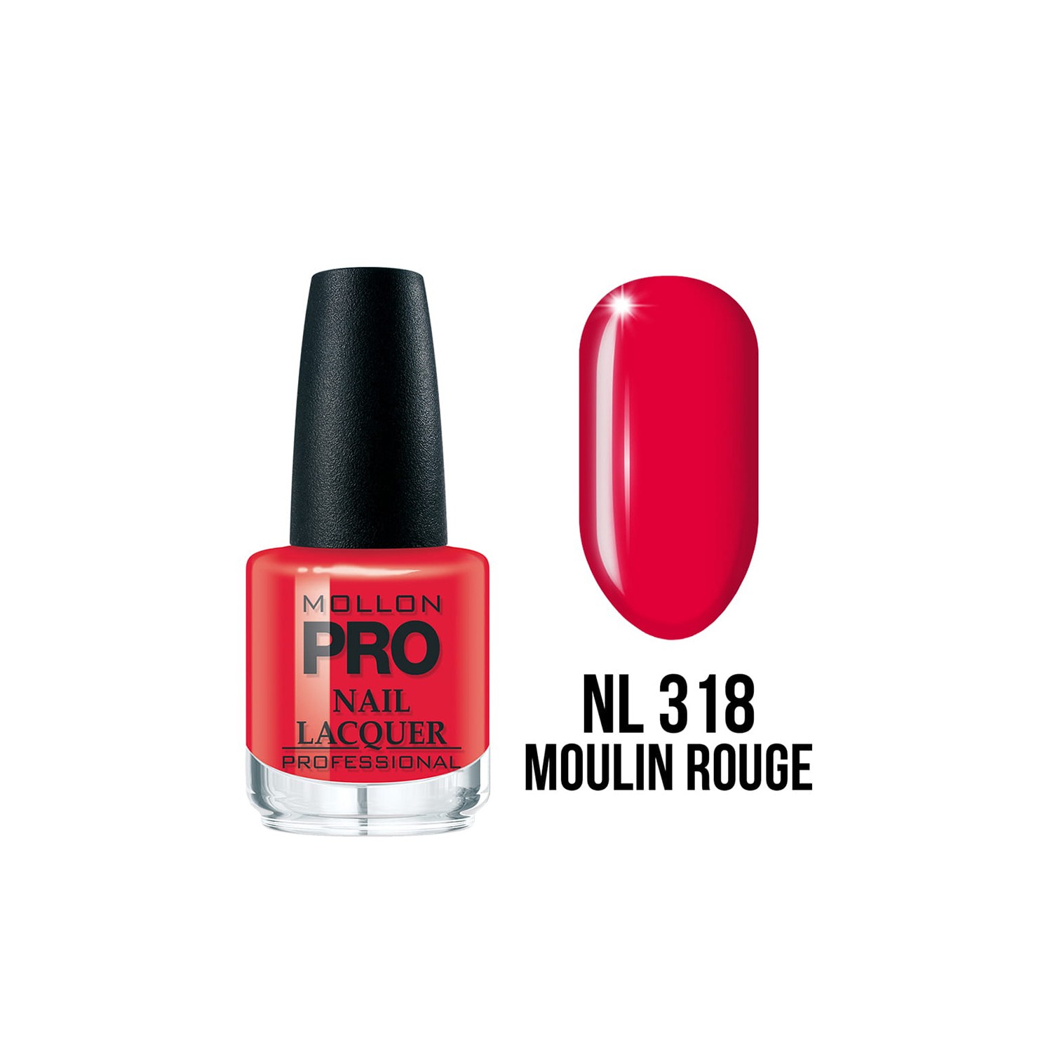 Mollon Pro Hardening Nail Lacquer Color 318 15ml
