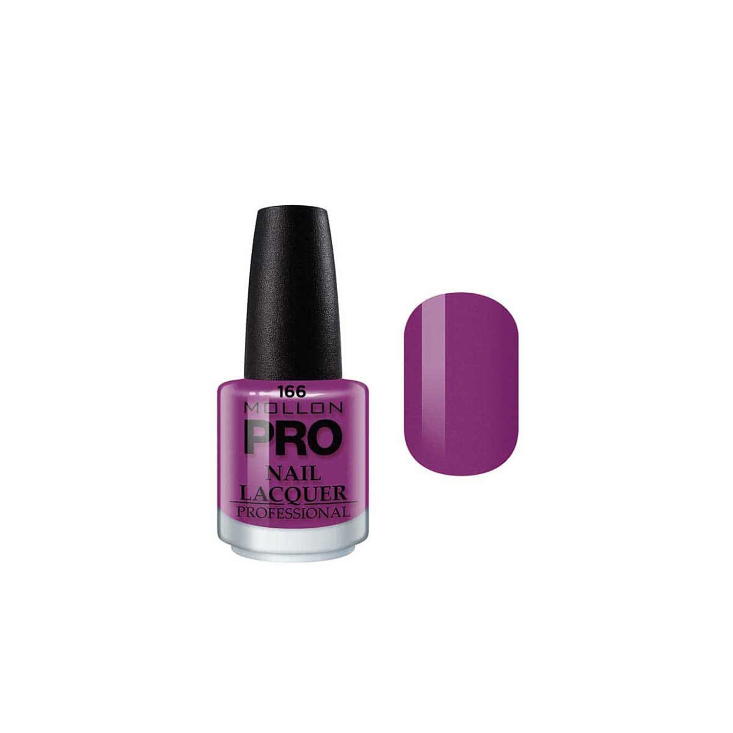 Mollon Pro aushärtender Nagellack Color 166 15ml