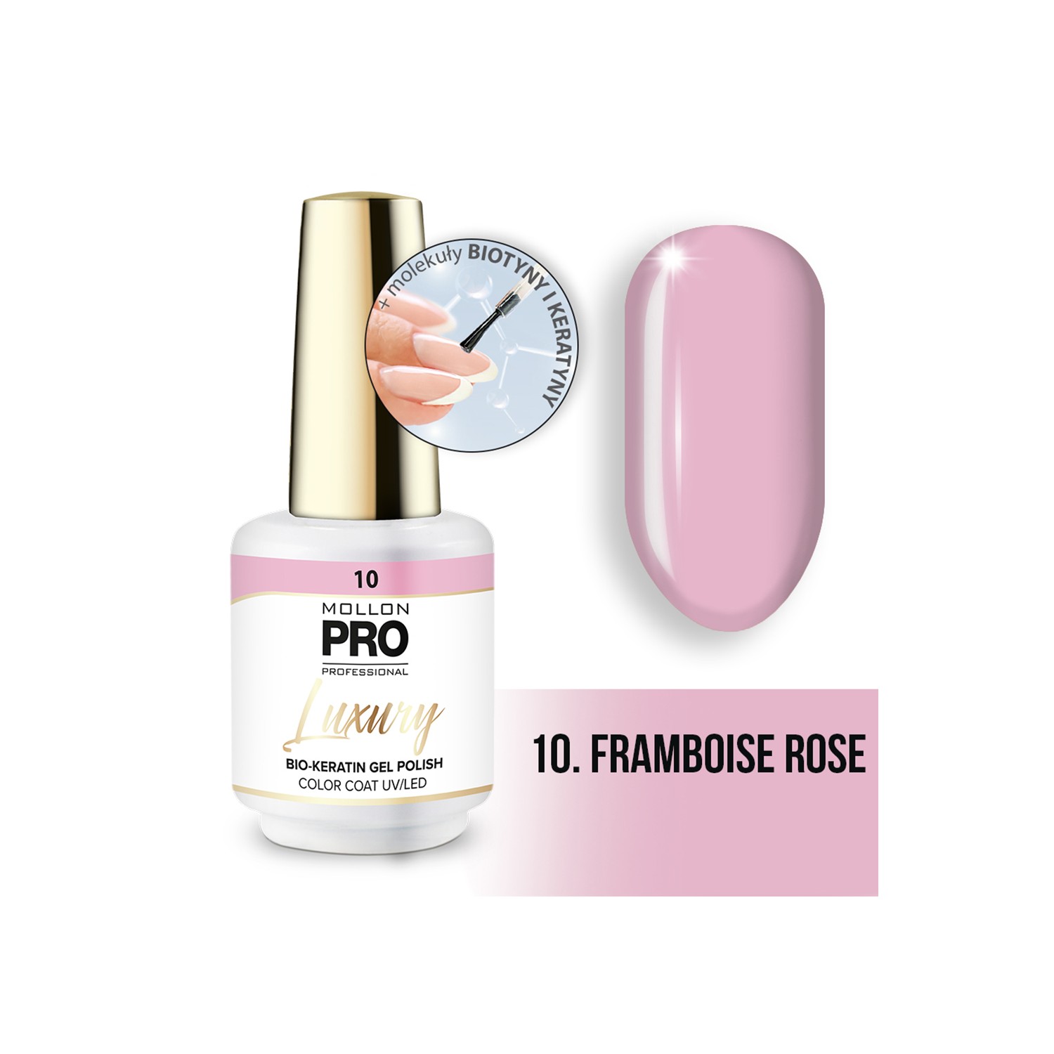 Mollon Pro Luxury Color Coat 10 8ml Mollon Pro Luxury Color Coat 10 8ml