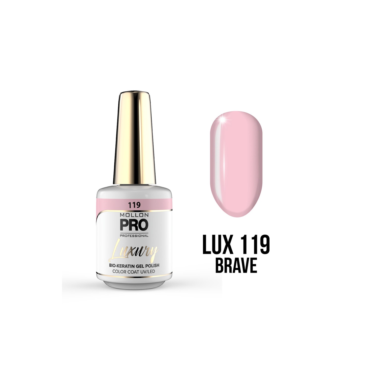 Mollon Pro Luxury Color Coat 119 8ml Mollon Pro Luxury Color Coat 119 8ml