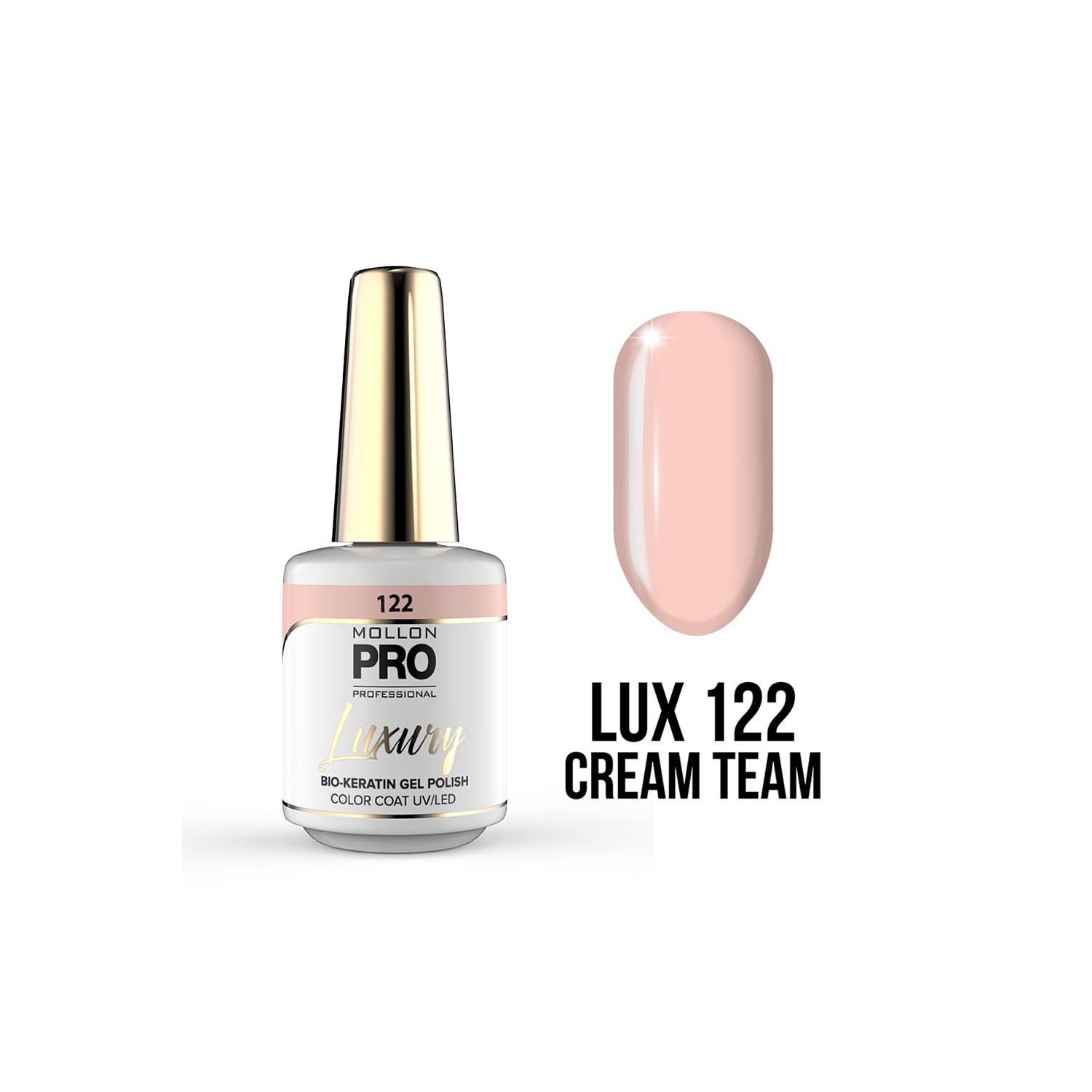 Mollon Pro Luxury Color Coat 122 8ml Mollon Pro Luxury Color Coat 122 8ml