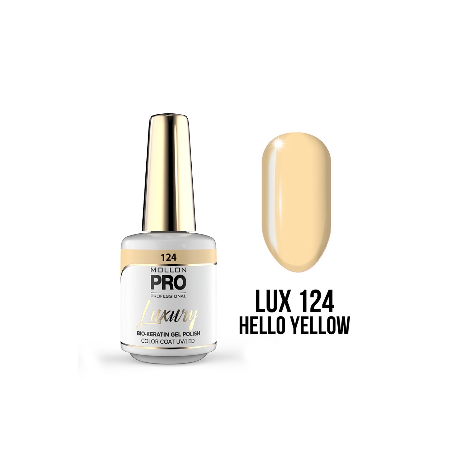 Mollon Pro Luxury Color Coat 124 8ml Mollon Pro Luxury Color Coat 124 8ml