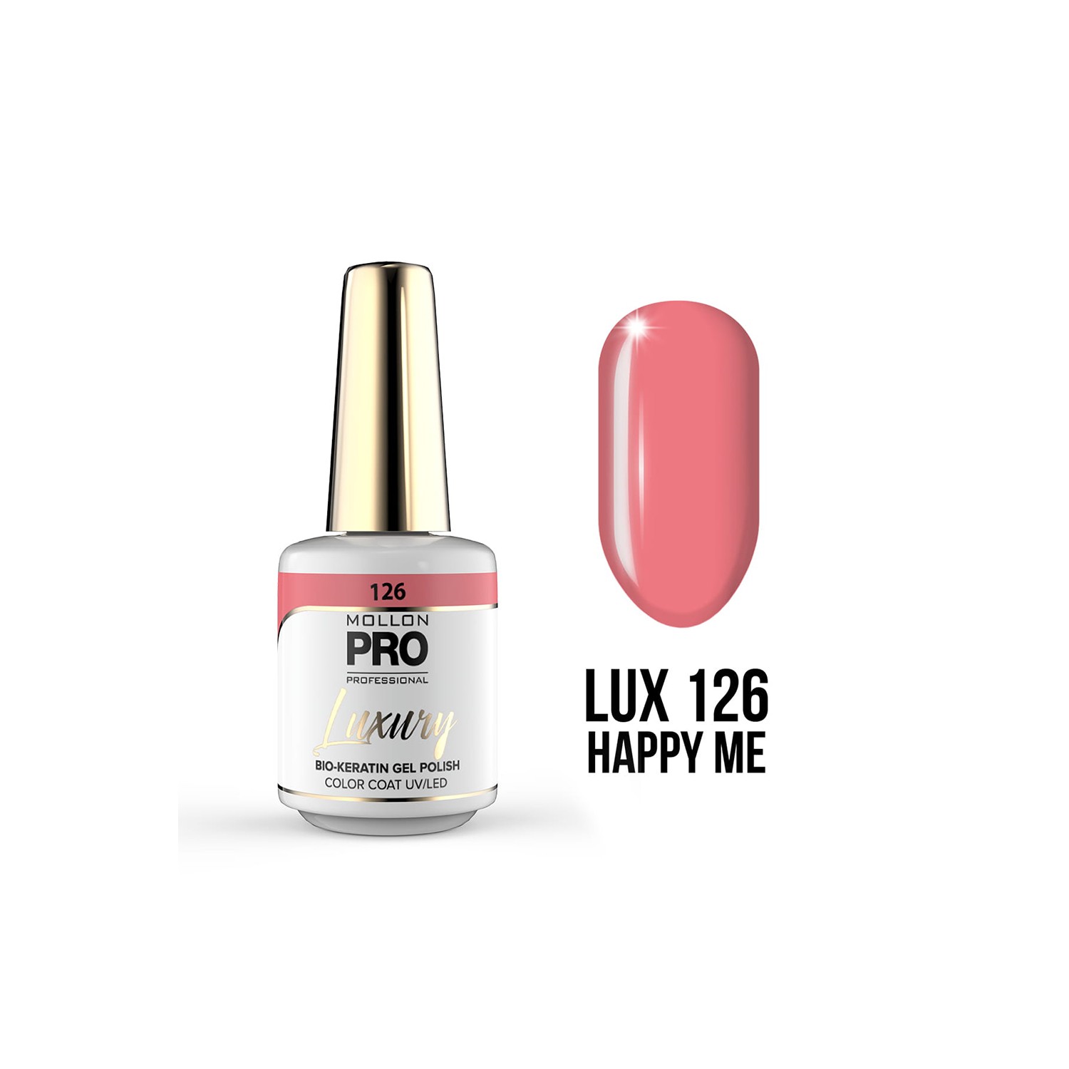 Mollon Pro Luxury Color Coat 126 8ml Mollon Pro Luxury Color Coat 126 8ml