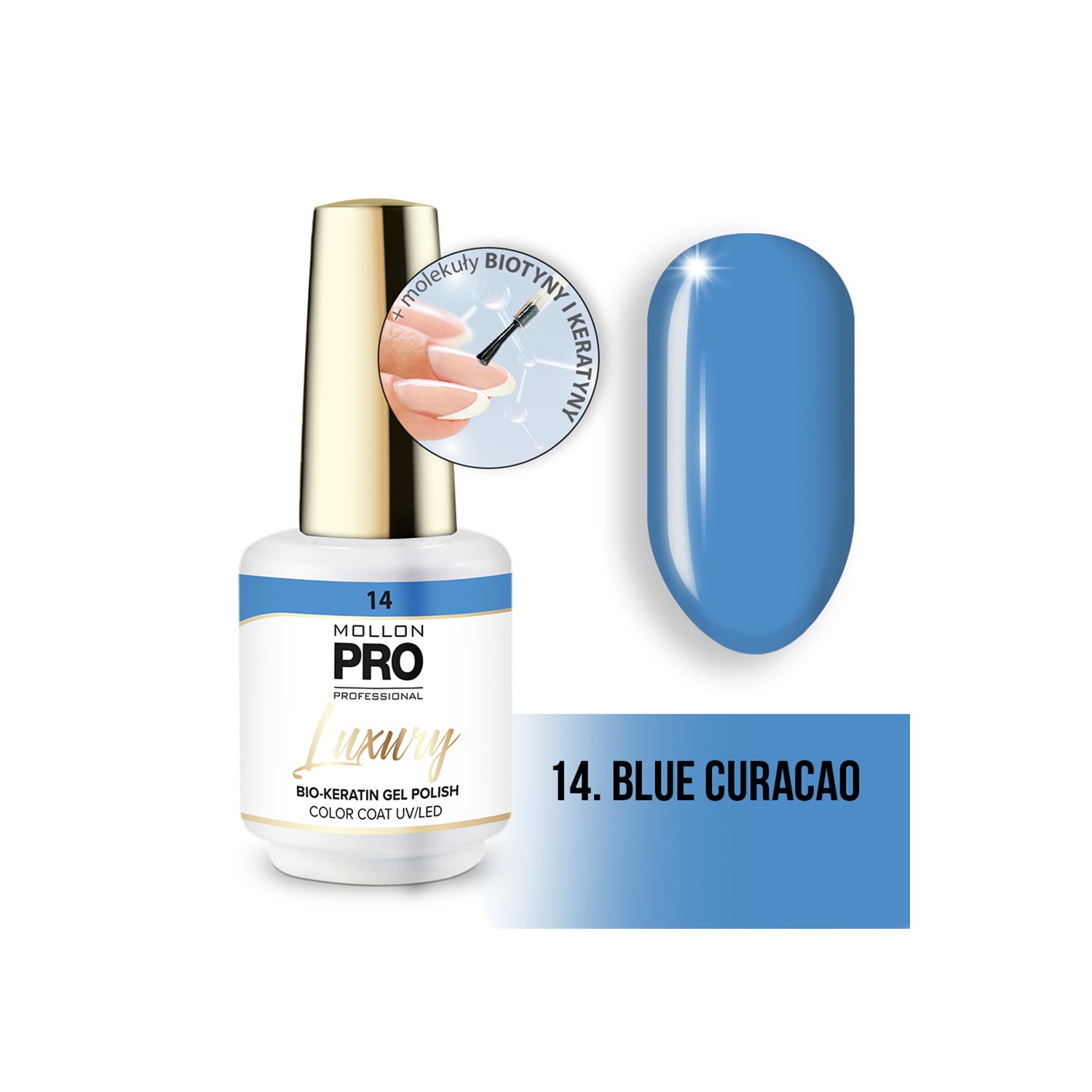 Mollon Pro Luxury Color Coat 14 8ml Mollon Pro Luxury Color Coat 14 8ml