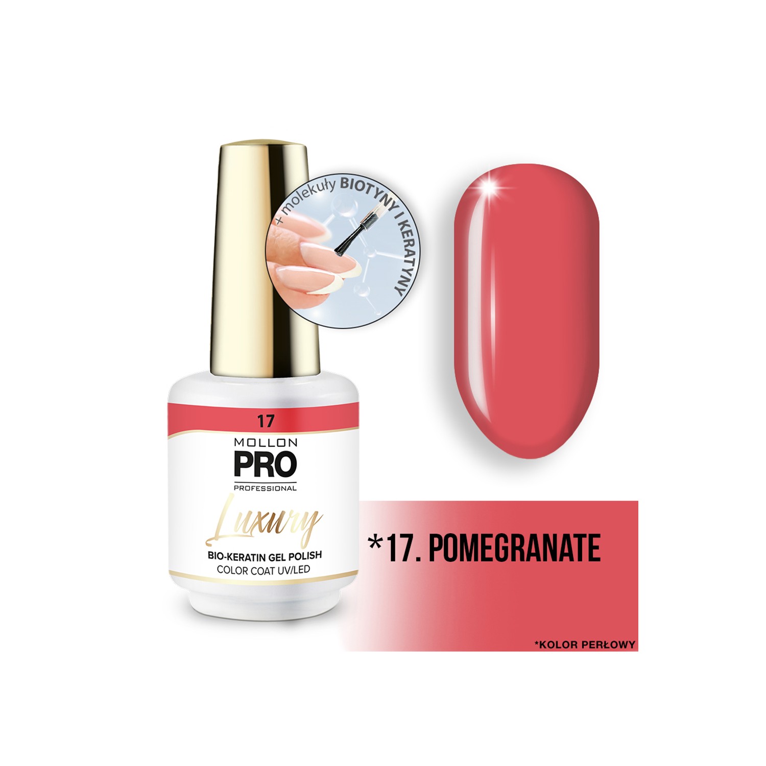 Manteau de couleur de luxe Mollon Pro 8 Ml 17