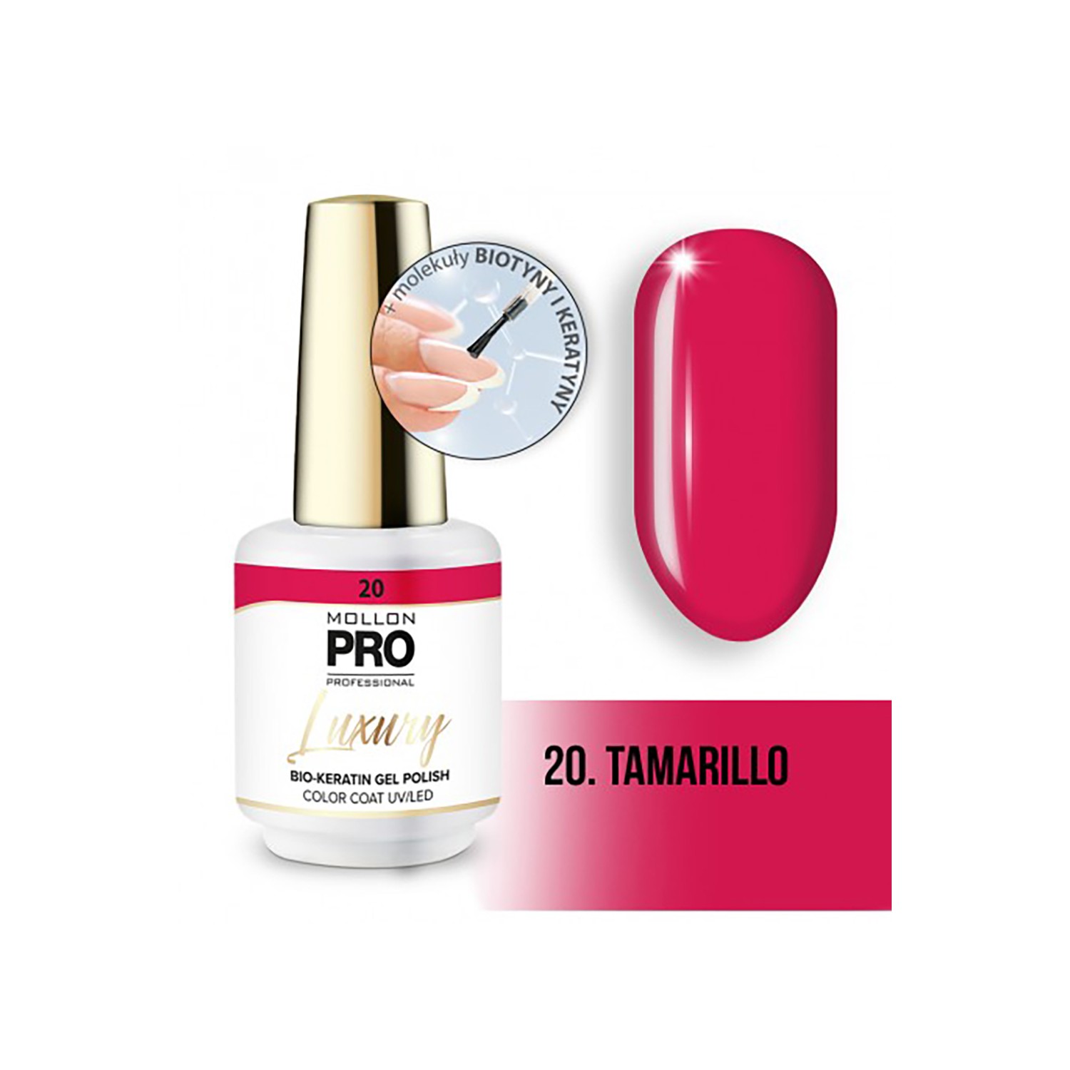 Mollon Pro Luxury Color Coat 20 8ml Mollon Pro Luxury Color Coat 20 8ml