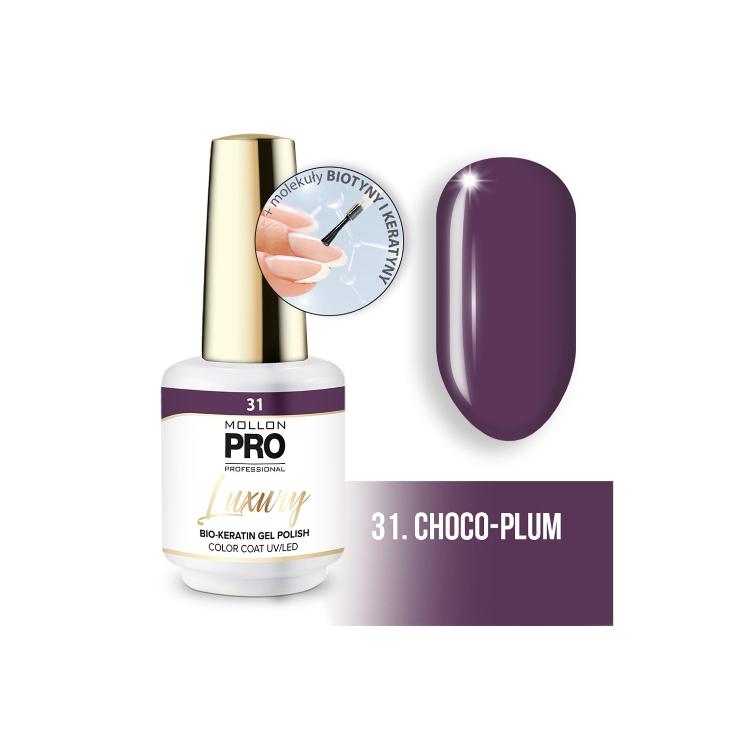 Mollon Pro Luxury Color Coat 31 8ml Mollon Pro Luxury Color Coat 31 8ml