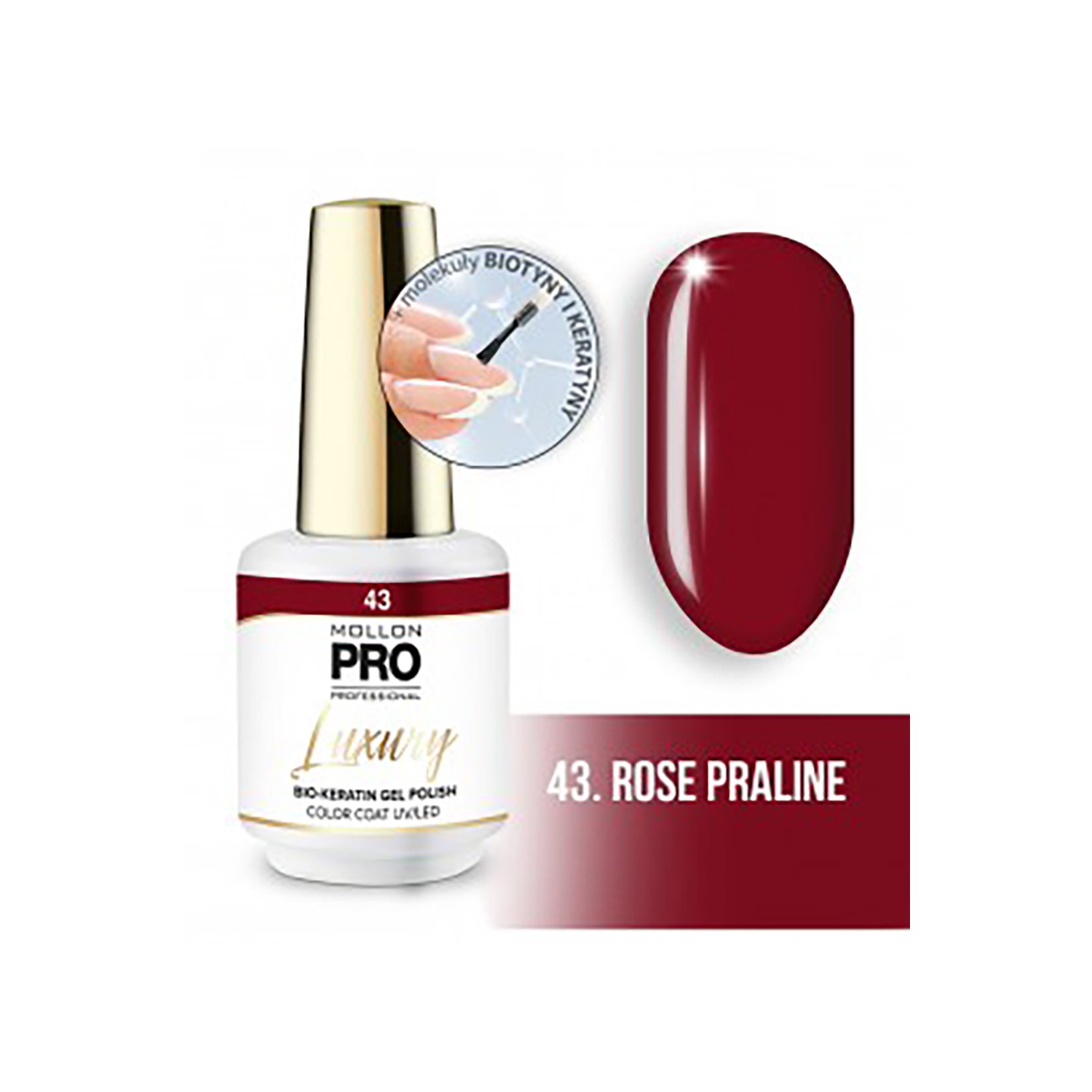 Manteau de couleur de luxe Mollon Pro 8 Ml 43