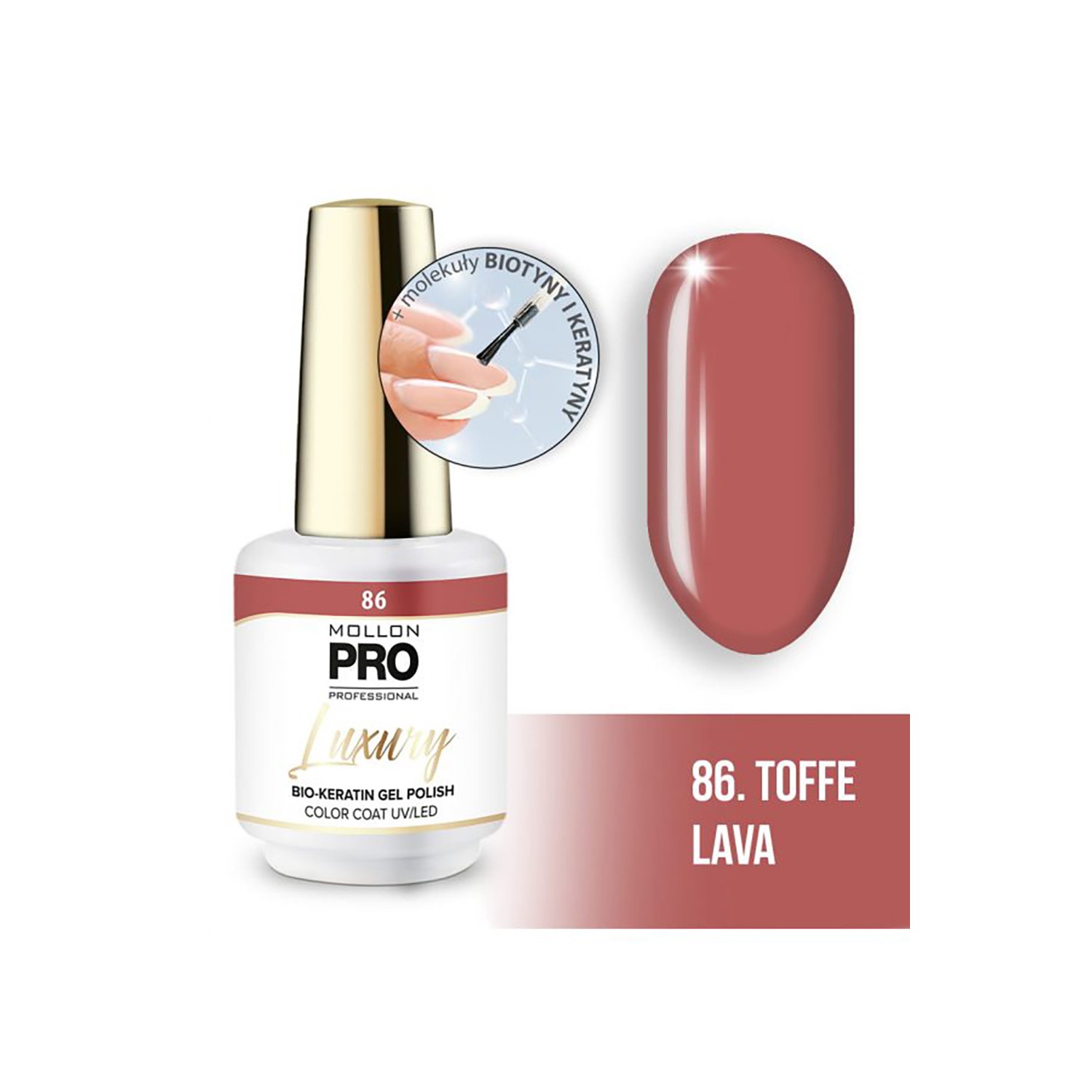 Manteau de couleur de luxe Mollon Pro 8 Ml 86