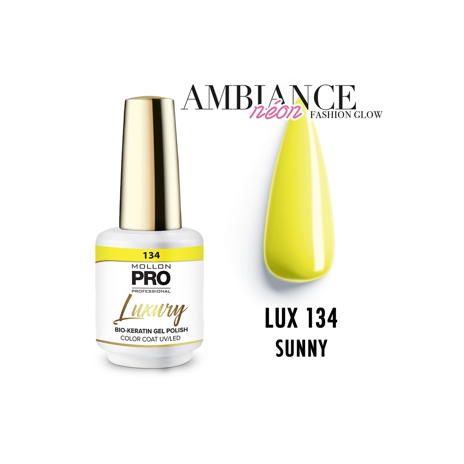 Mollon Pro Luxury Color Coat 134 8ml Mollon Pro Luxury Color Coat 134 8ml