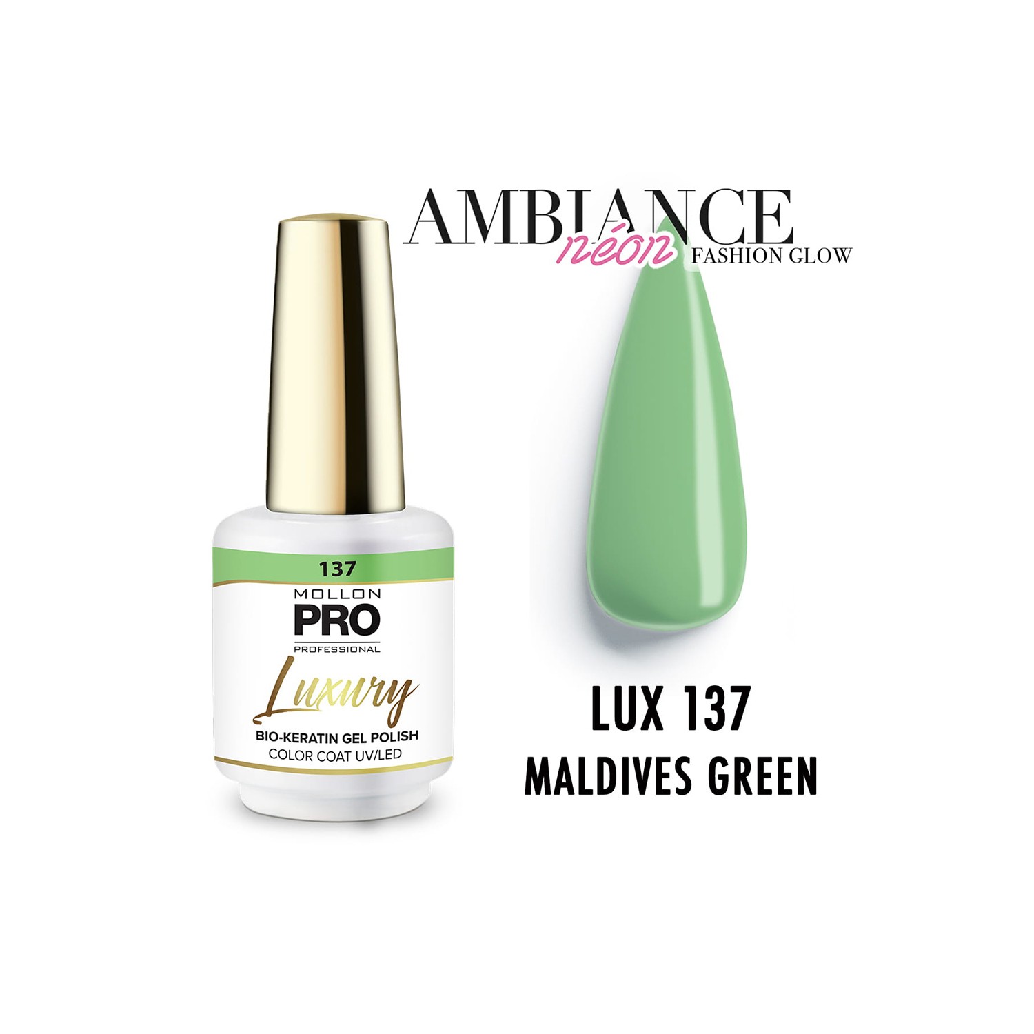 Mollon Pro Luxury Color Coat 137 8ml Mollon Pro Luxury Color Coat 137 8ml