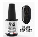 Mollon Pro Master Silver Effect Top Coat 12ml